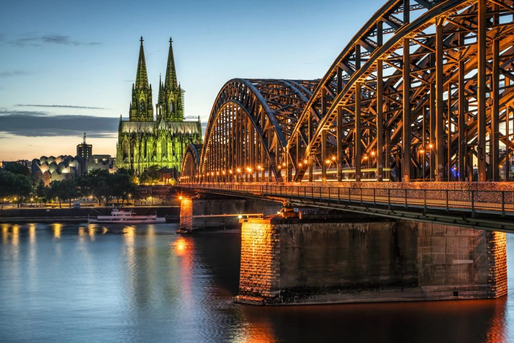 Hohenzollern Bridge at Night