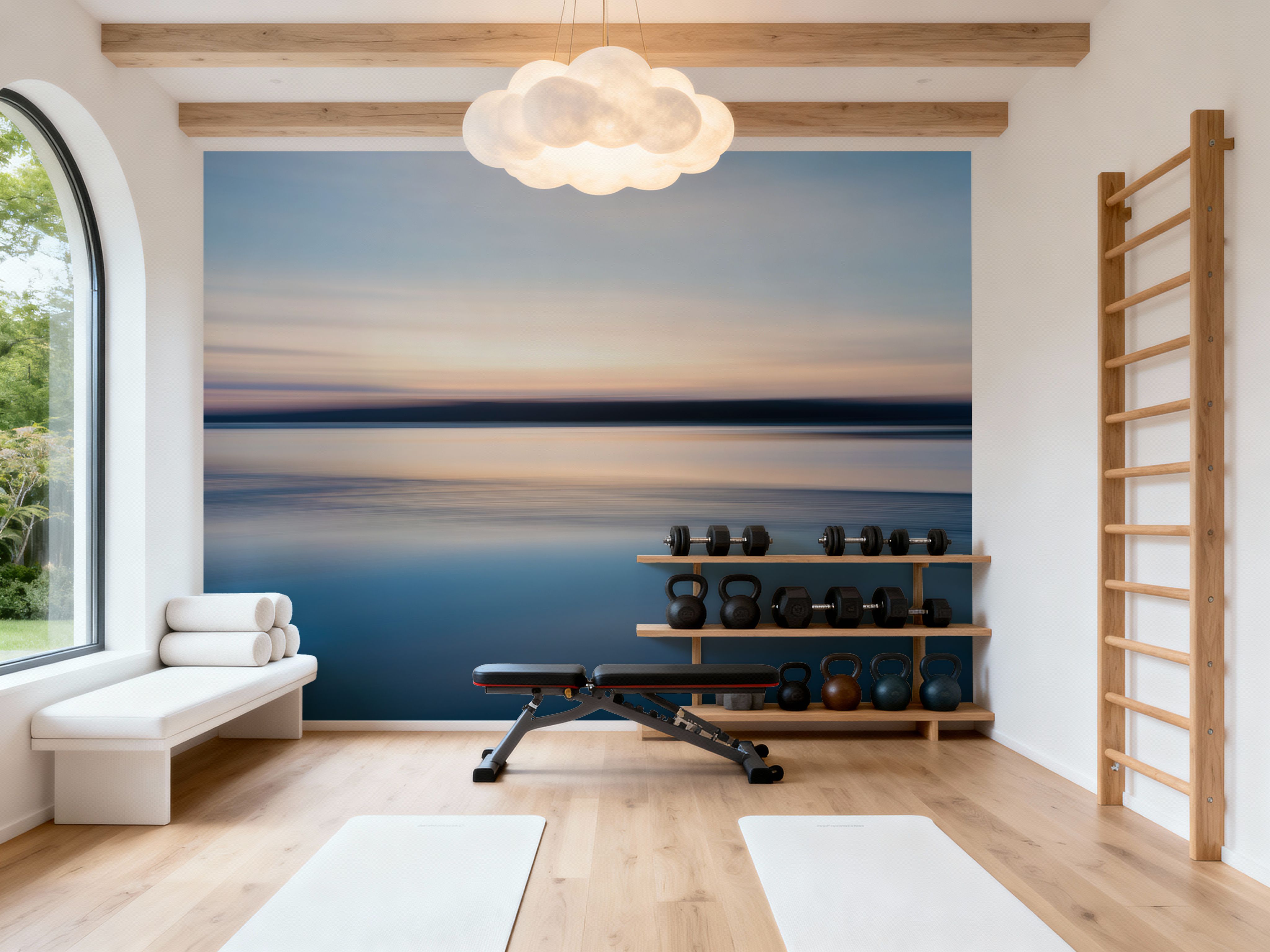 Reflection Of Morning Sky