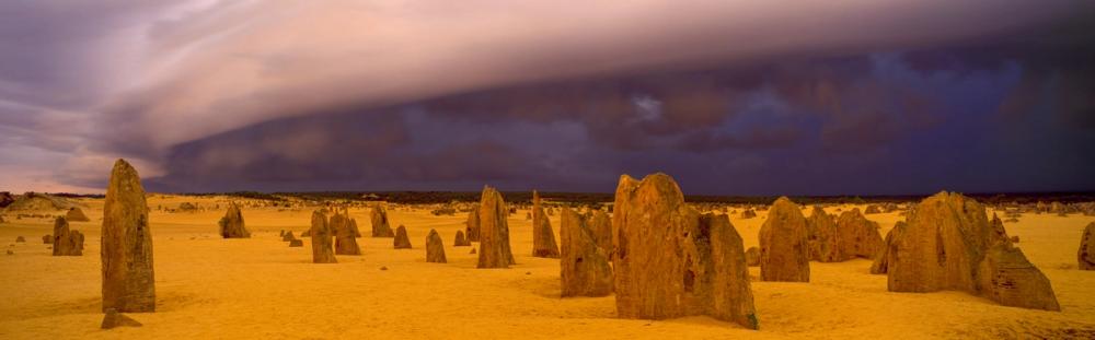 Storm Clouds and Rocks