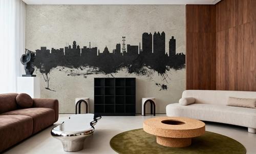 Kolkata (Calcutta) India Skyline Concrete