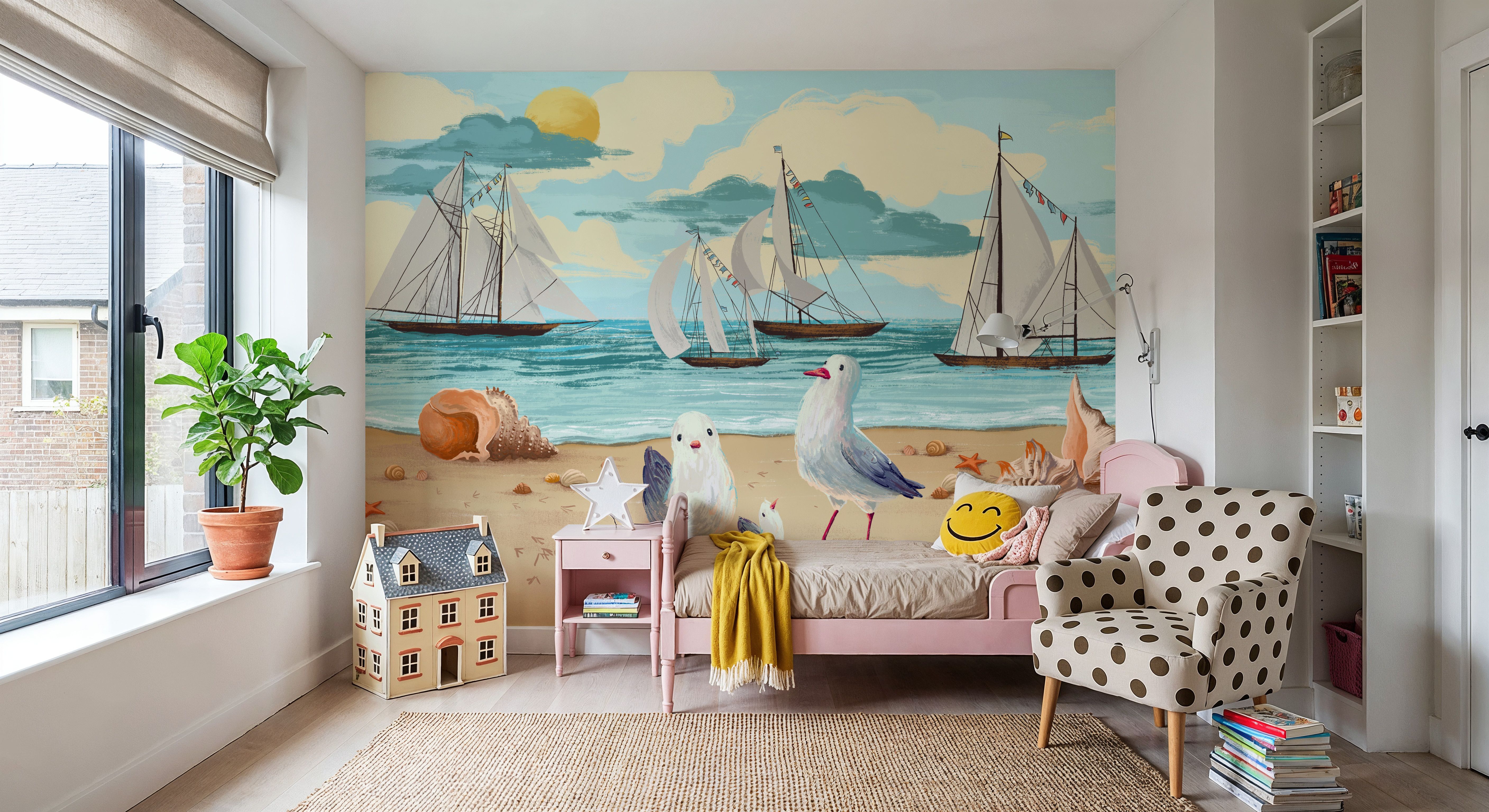 Seagull Regatta, Wallpaper