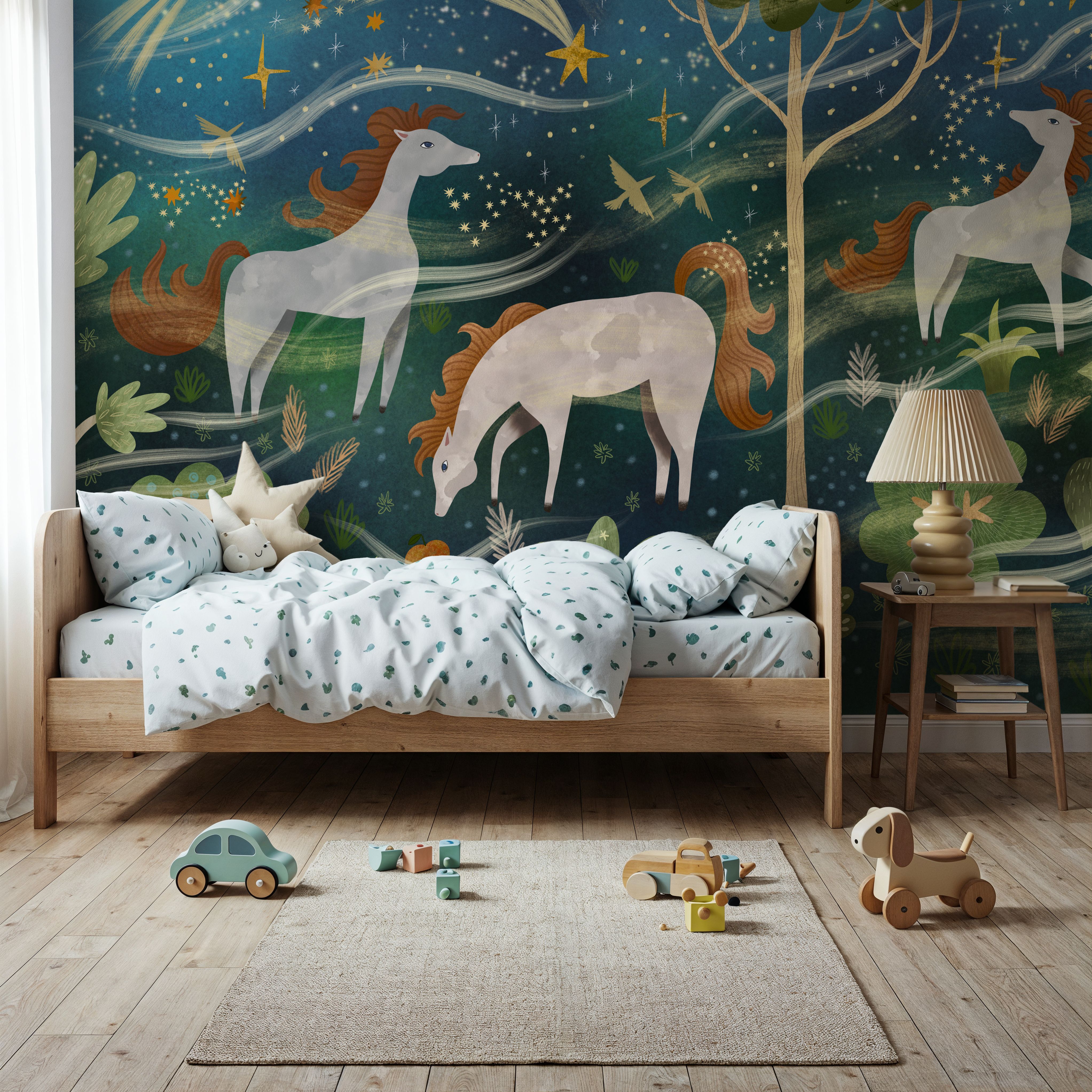 Enchanted Horses, Midnight Blue