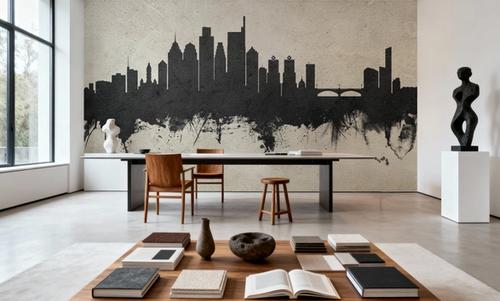 Philadelphia Skyline Concrete