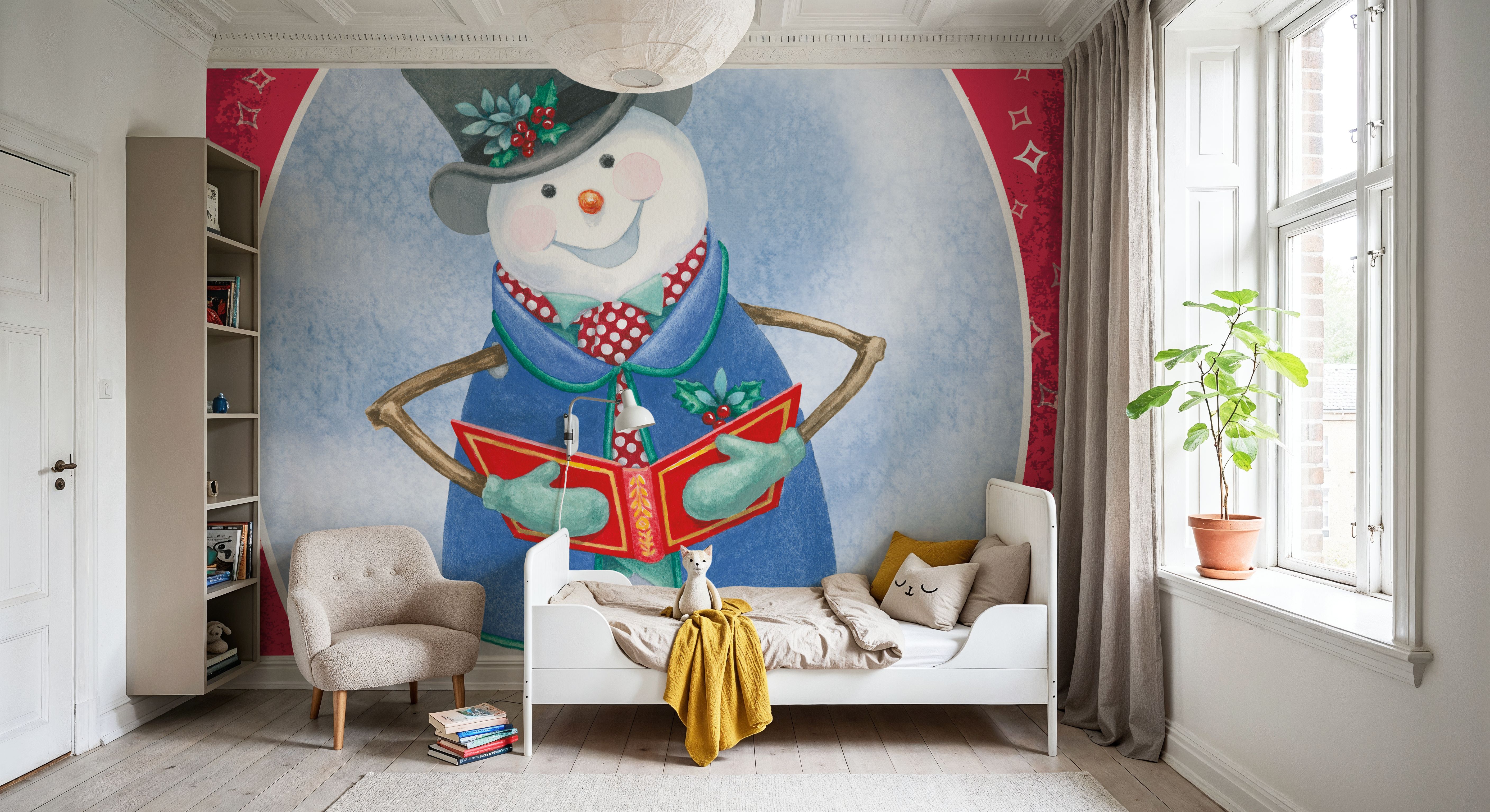 Main Street Christmas V, Wallpaper