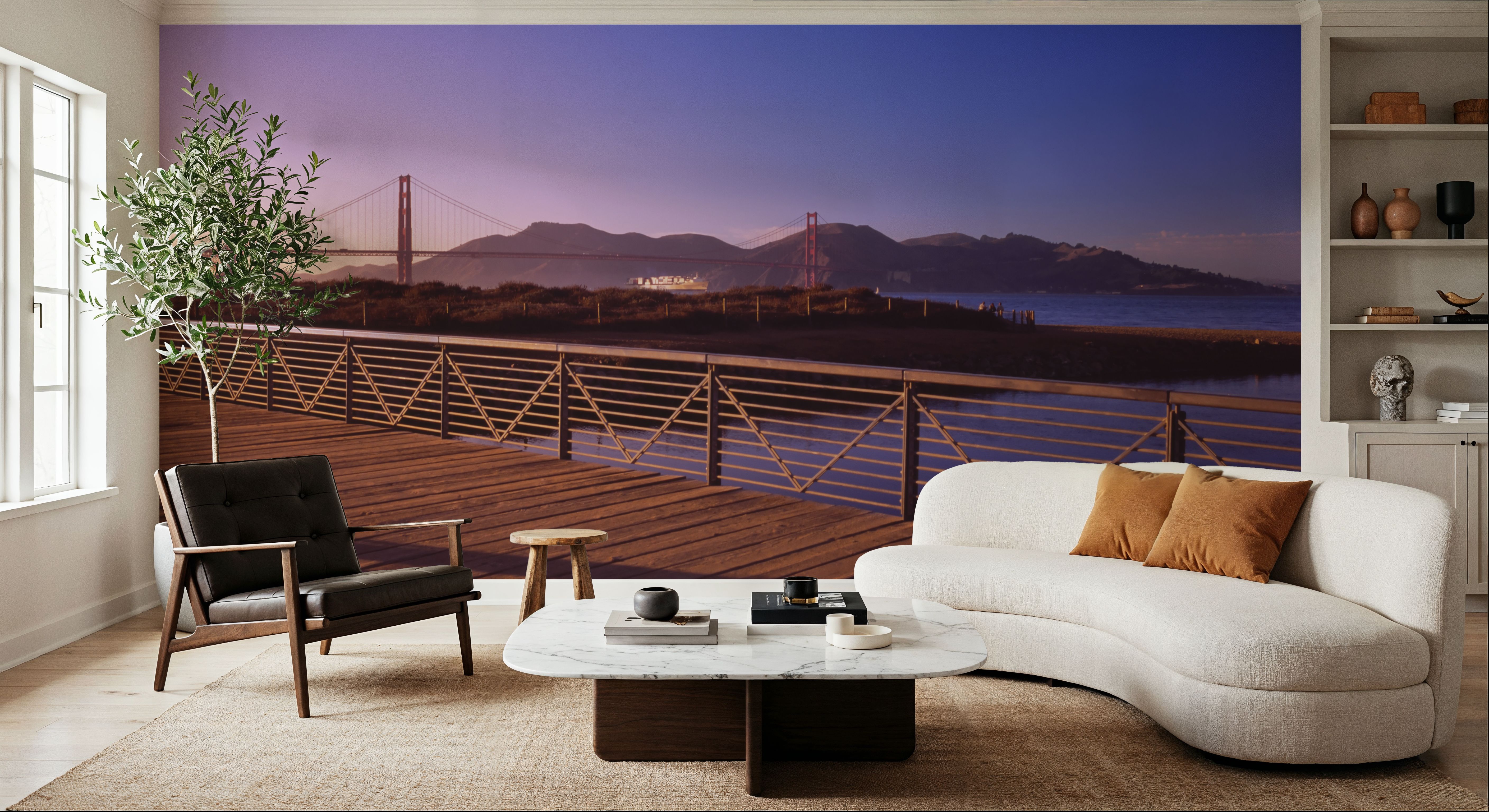 Bridge Pathway Sunset