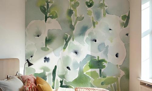 Hollyhocks