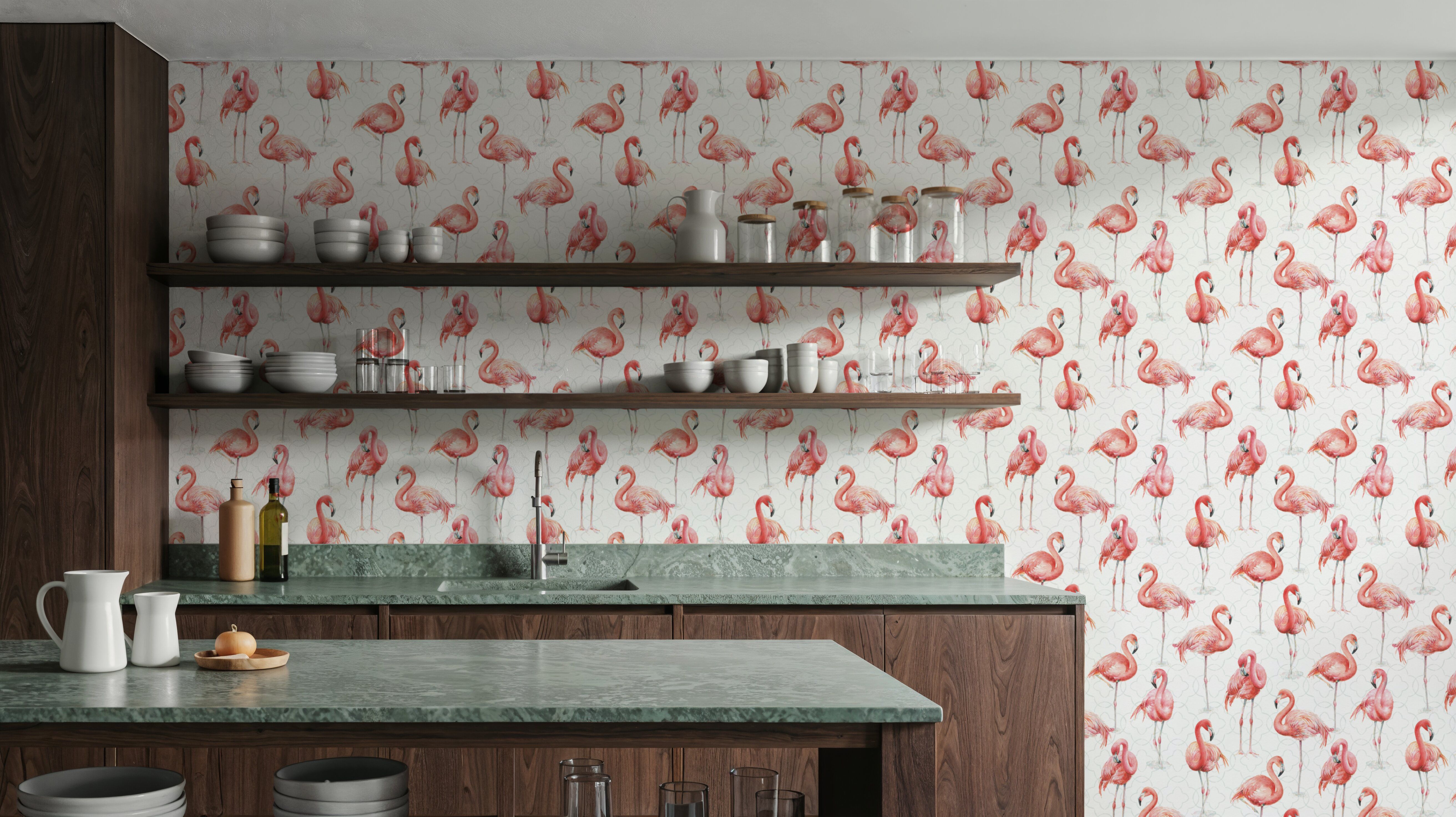 Flamingo Goals White