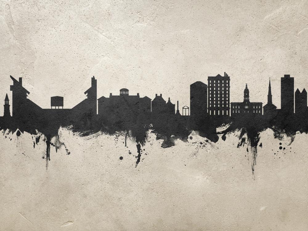 Athens Georgia Skyline Concrete