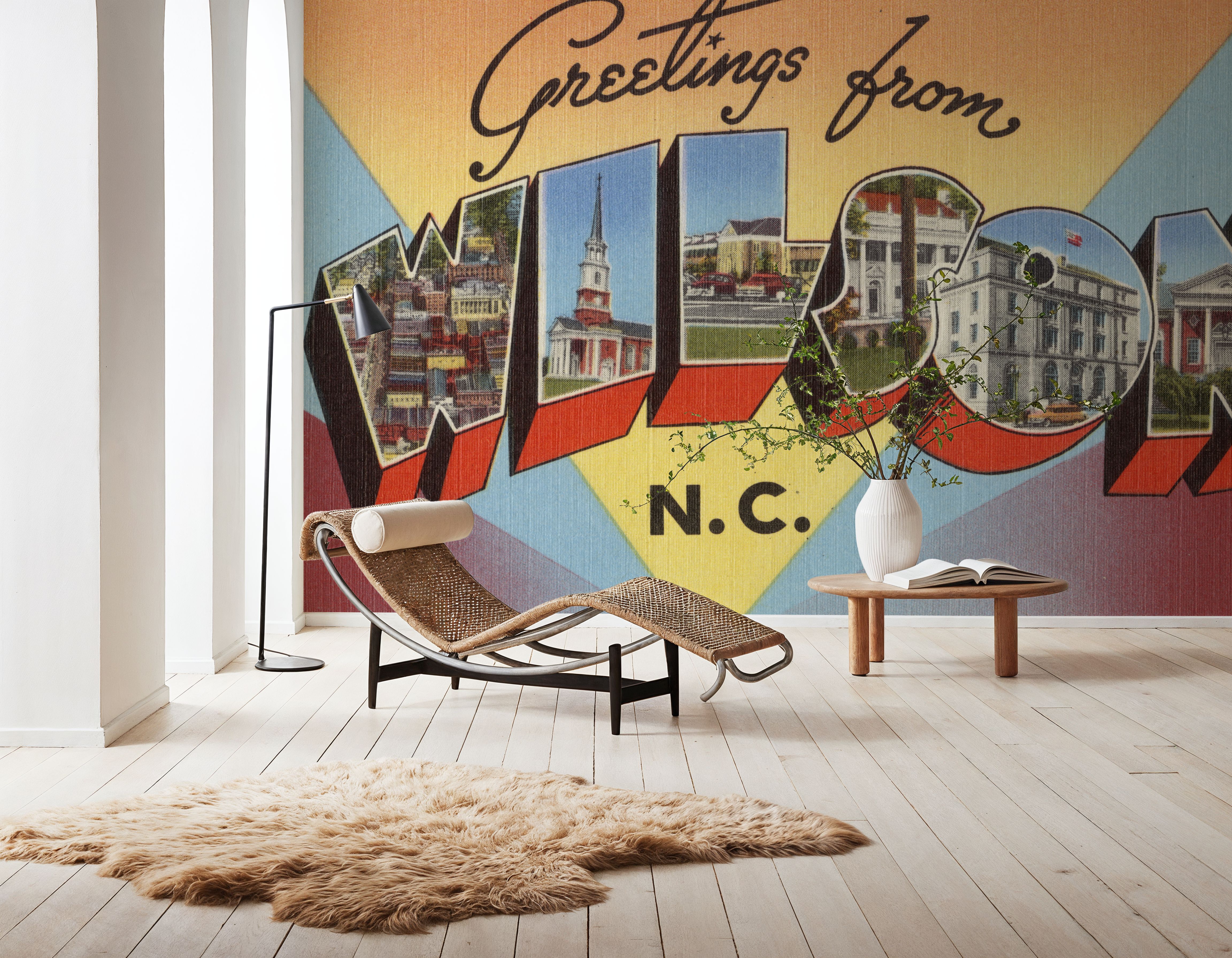 Greetings from Wilson - Screenprint Postcard