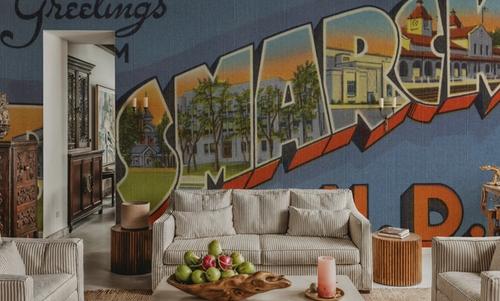 Greetings from Bismarck - Screenprint Postcard