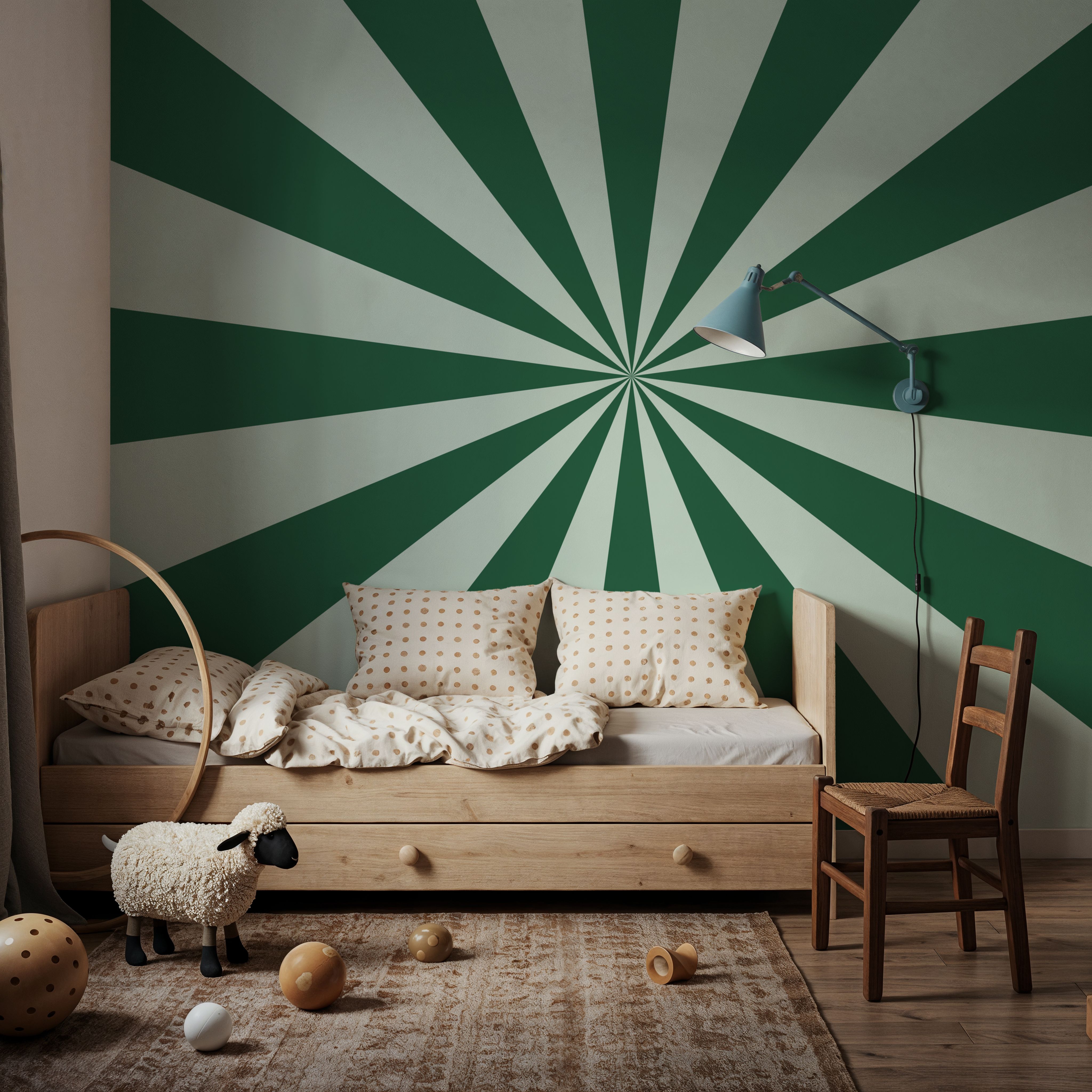 Circus Ceiling, Green on Green