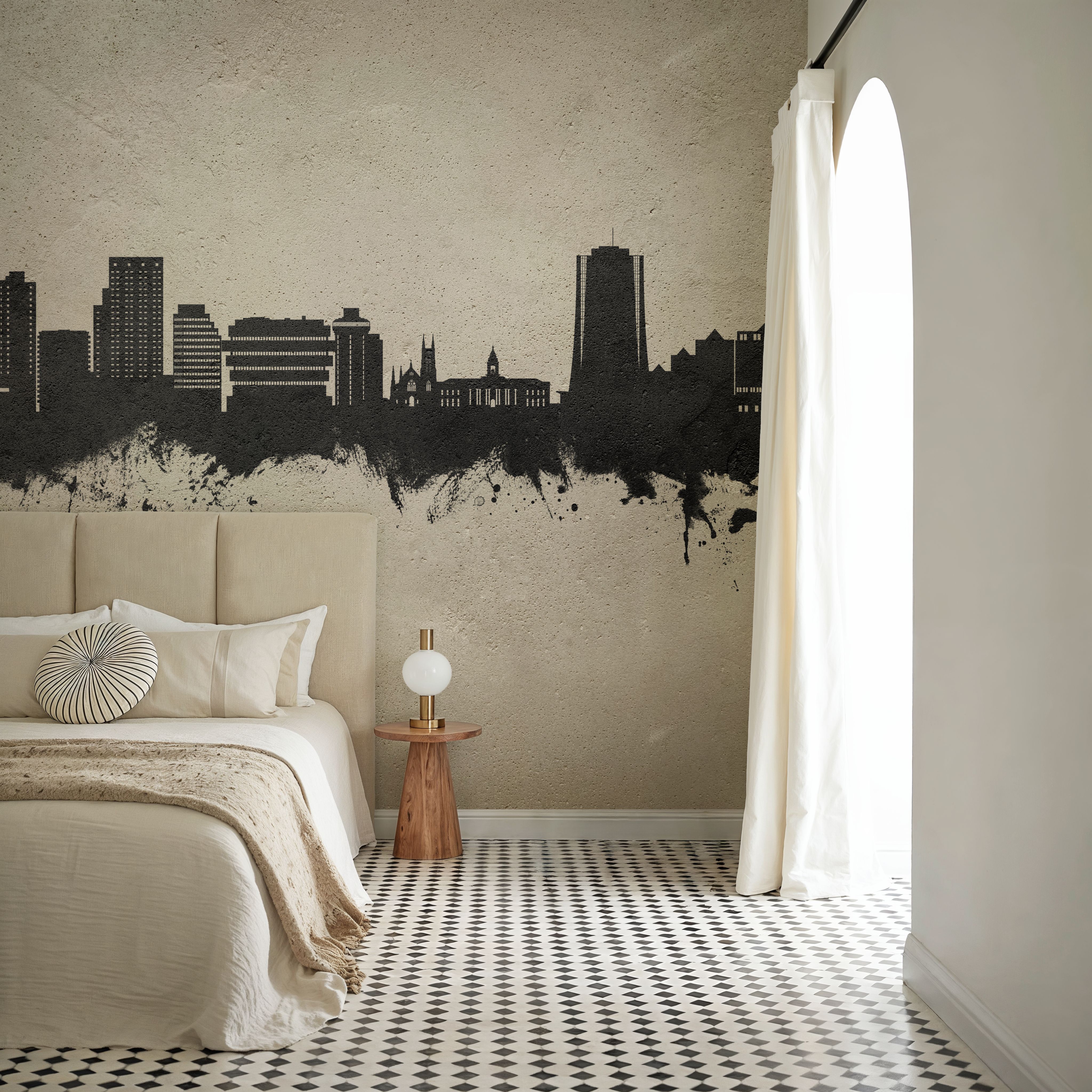Stamford Connecticut Skyline Concrete