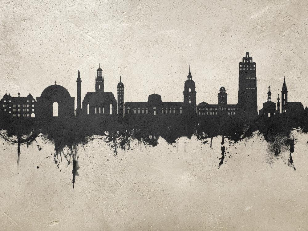 Darmstadt Skyline Concrete