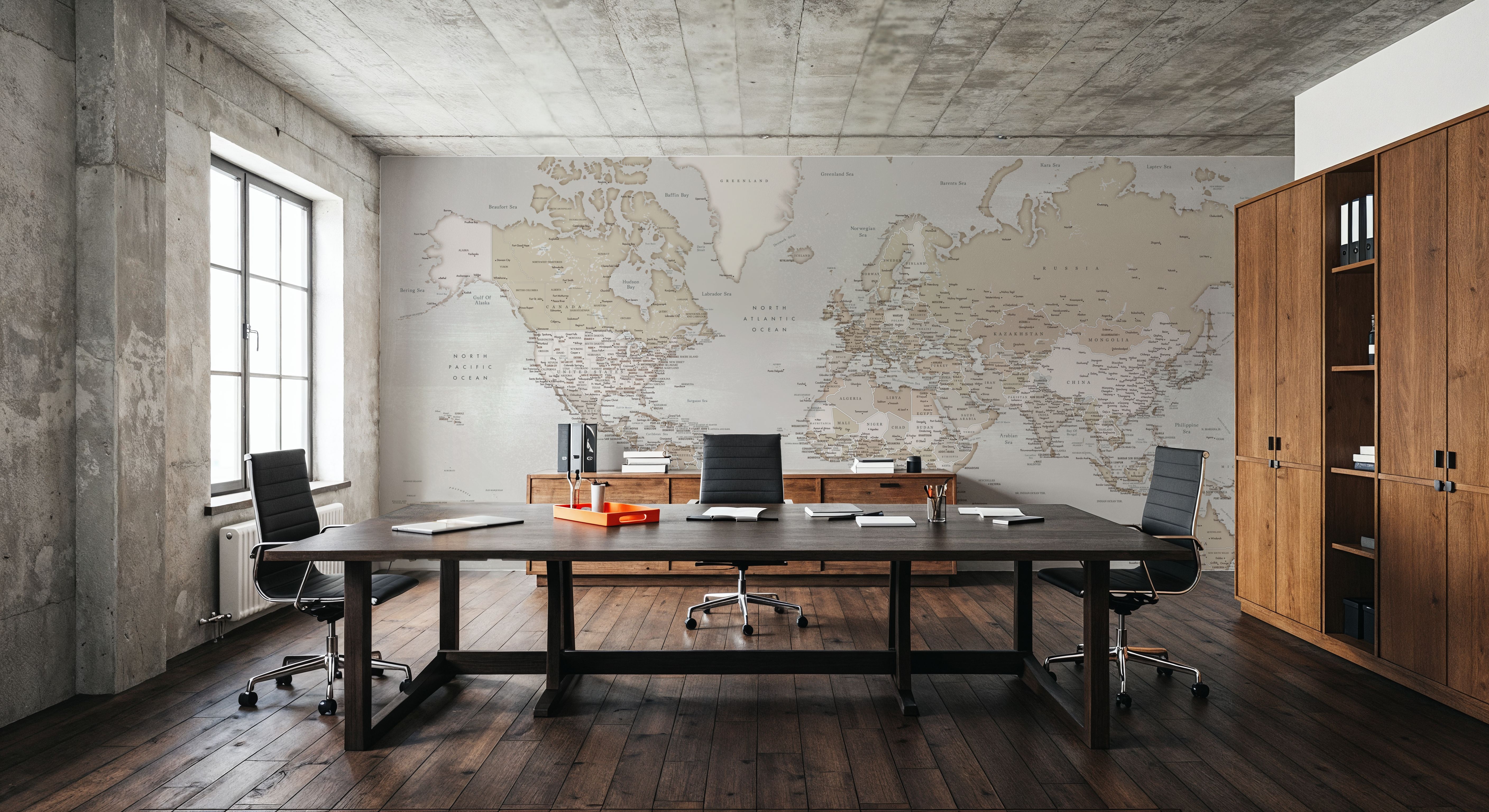 World Map Cities - Lucille