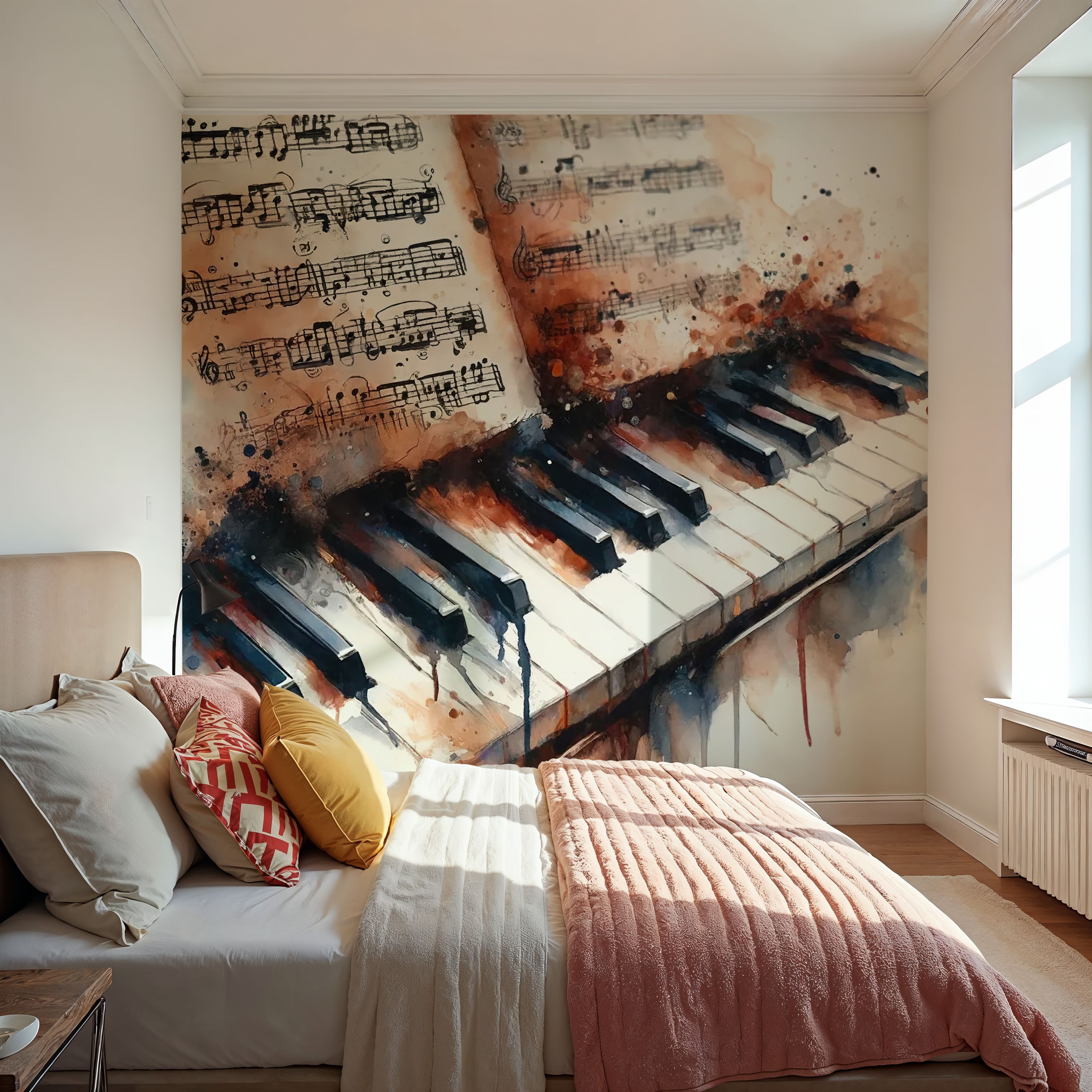 Melodic Harmony Captured in Artistic Strokes