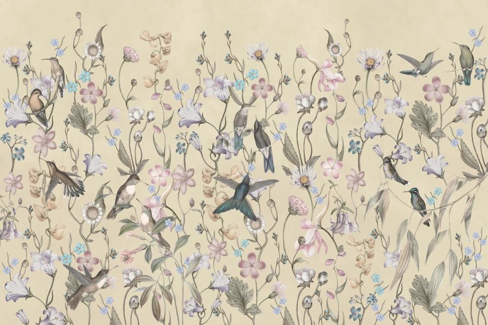 Bird Garden Light Yellow