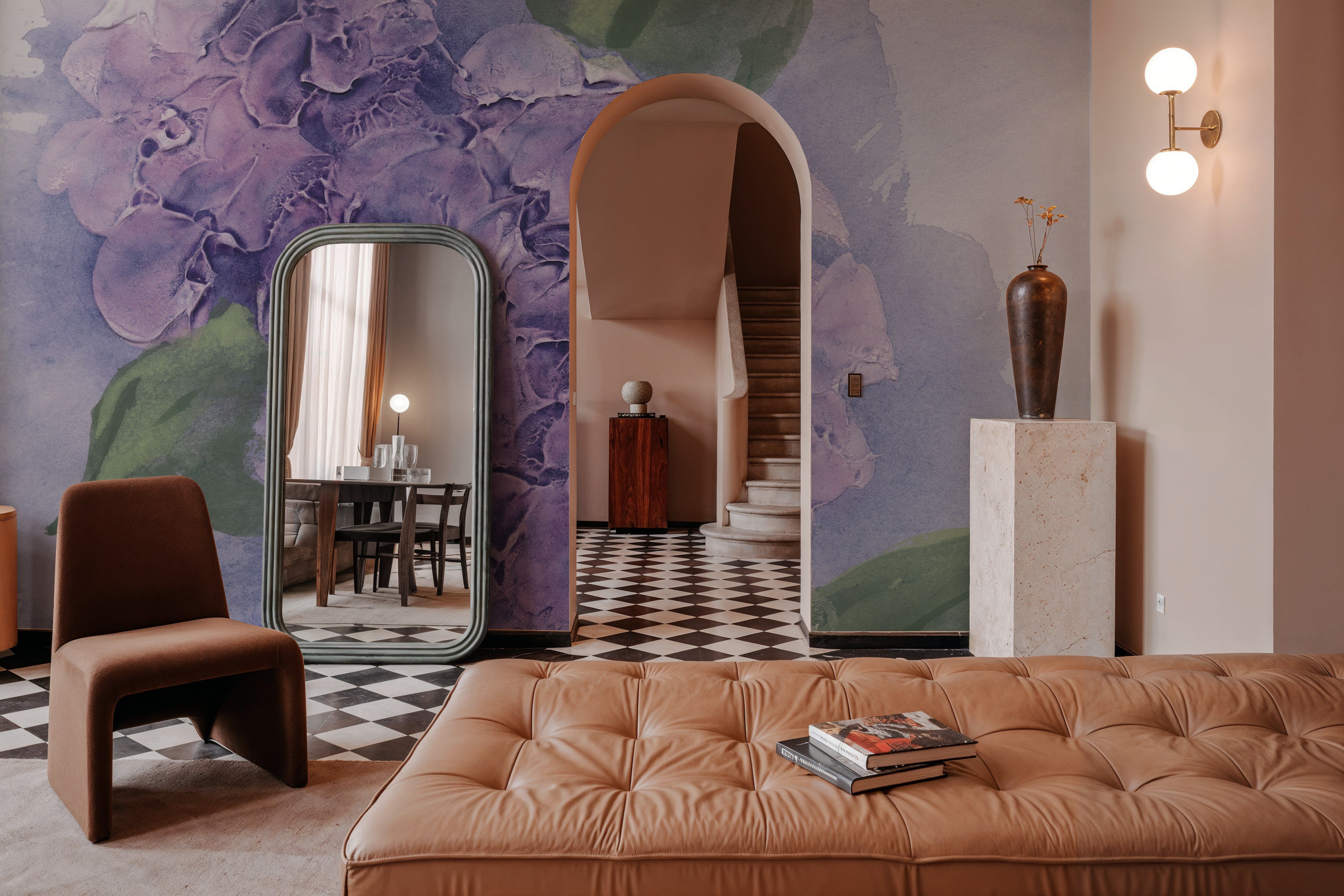 Dimensional Hydrangea II, Tapeten