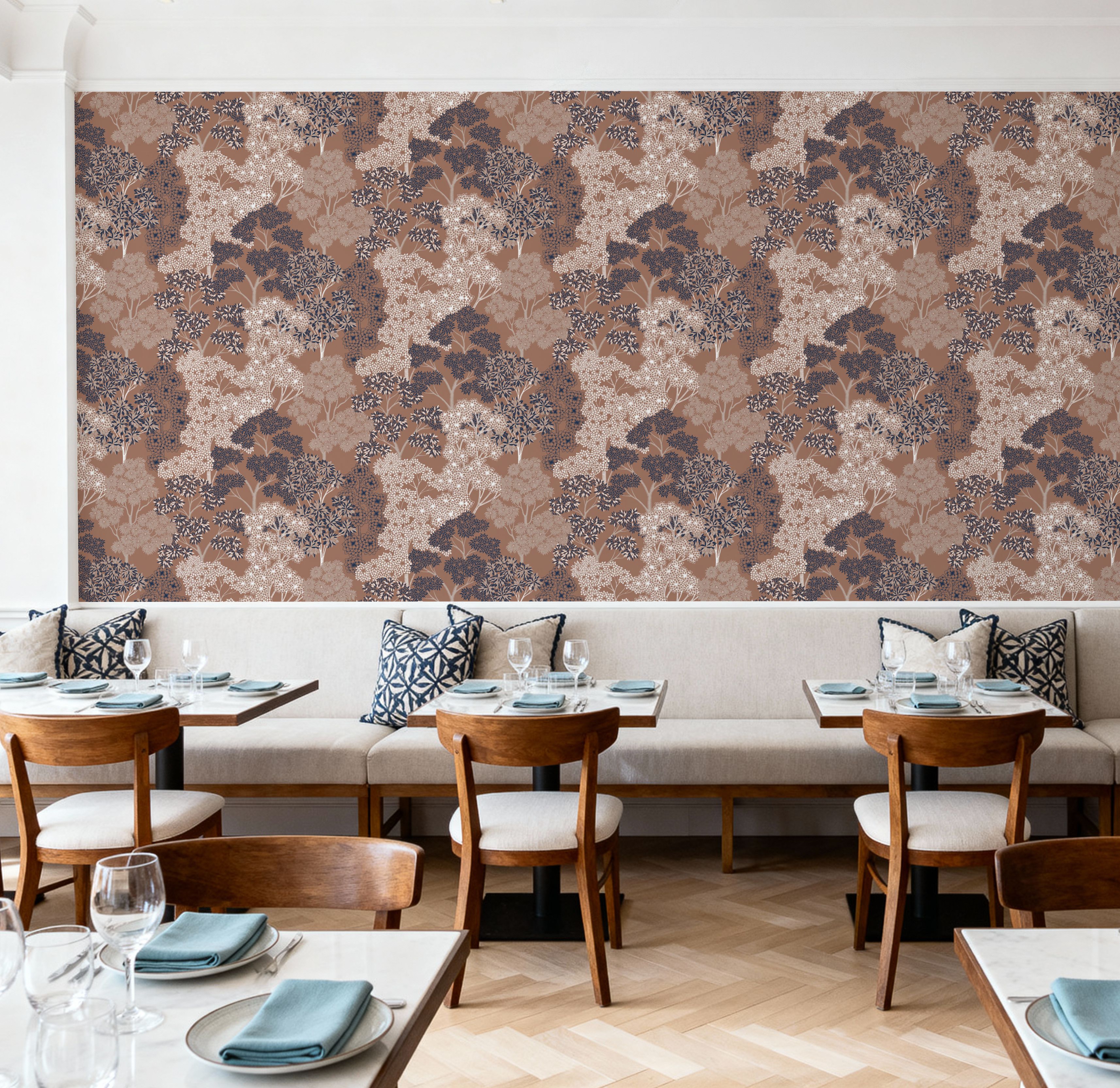 Overleaf Woodland Pattern, Fudge