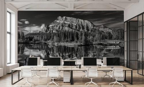 Mirror in Banff BW