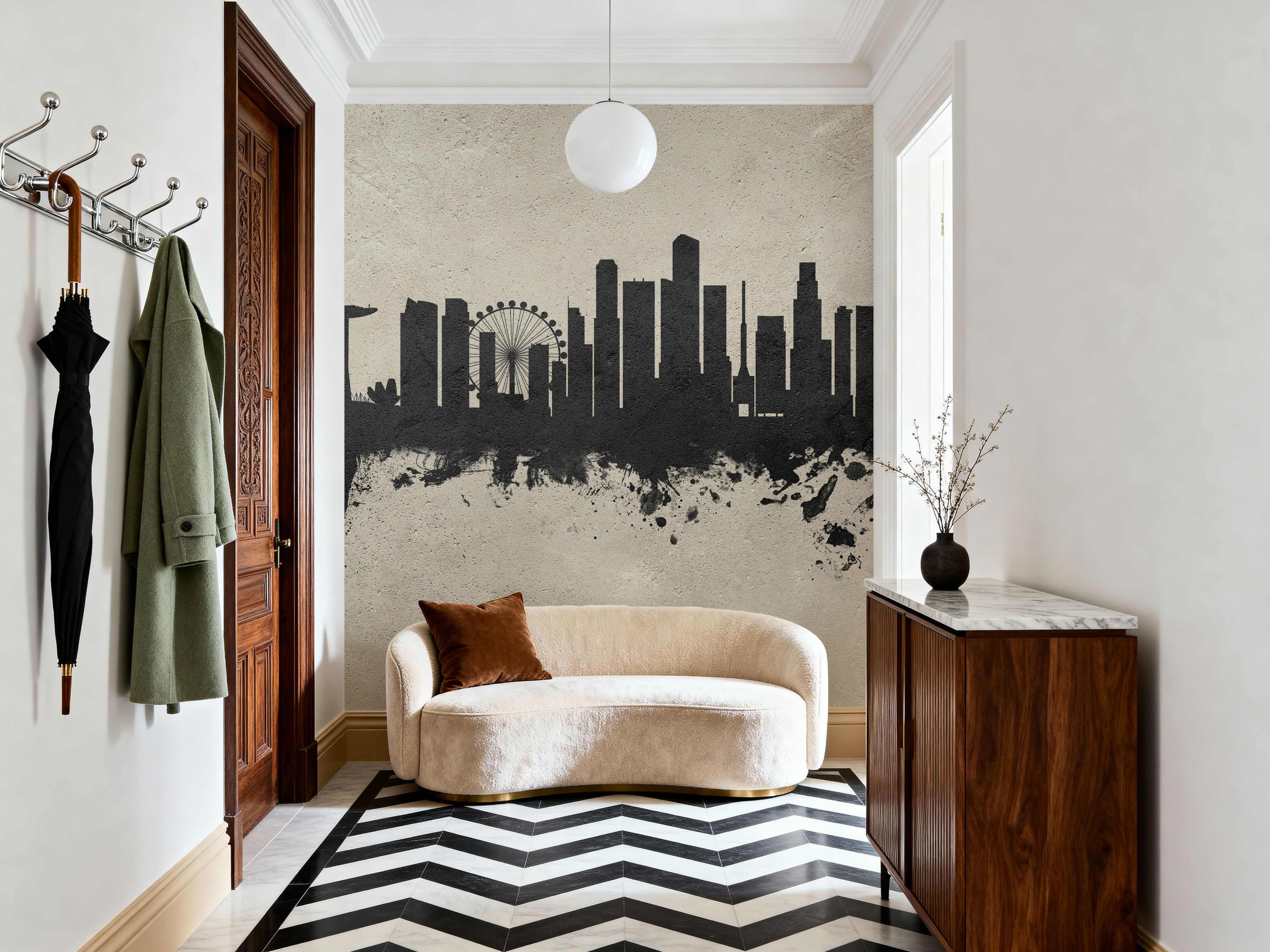 Singapore Skyline Concrete, Wallpaper