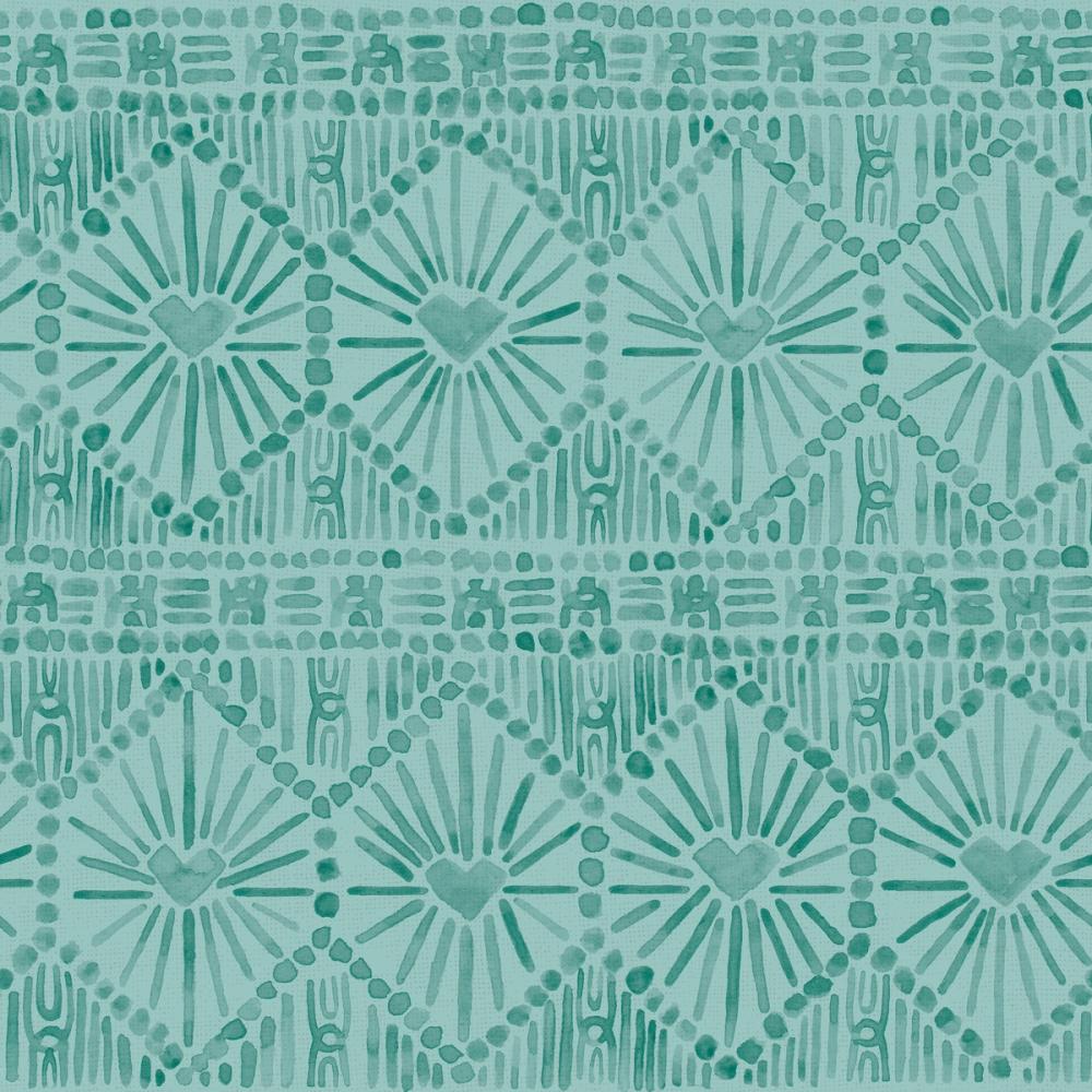 Paradise Fountain Blue on Blue