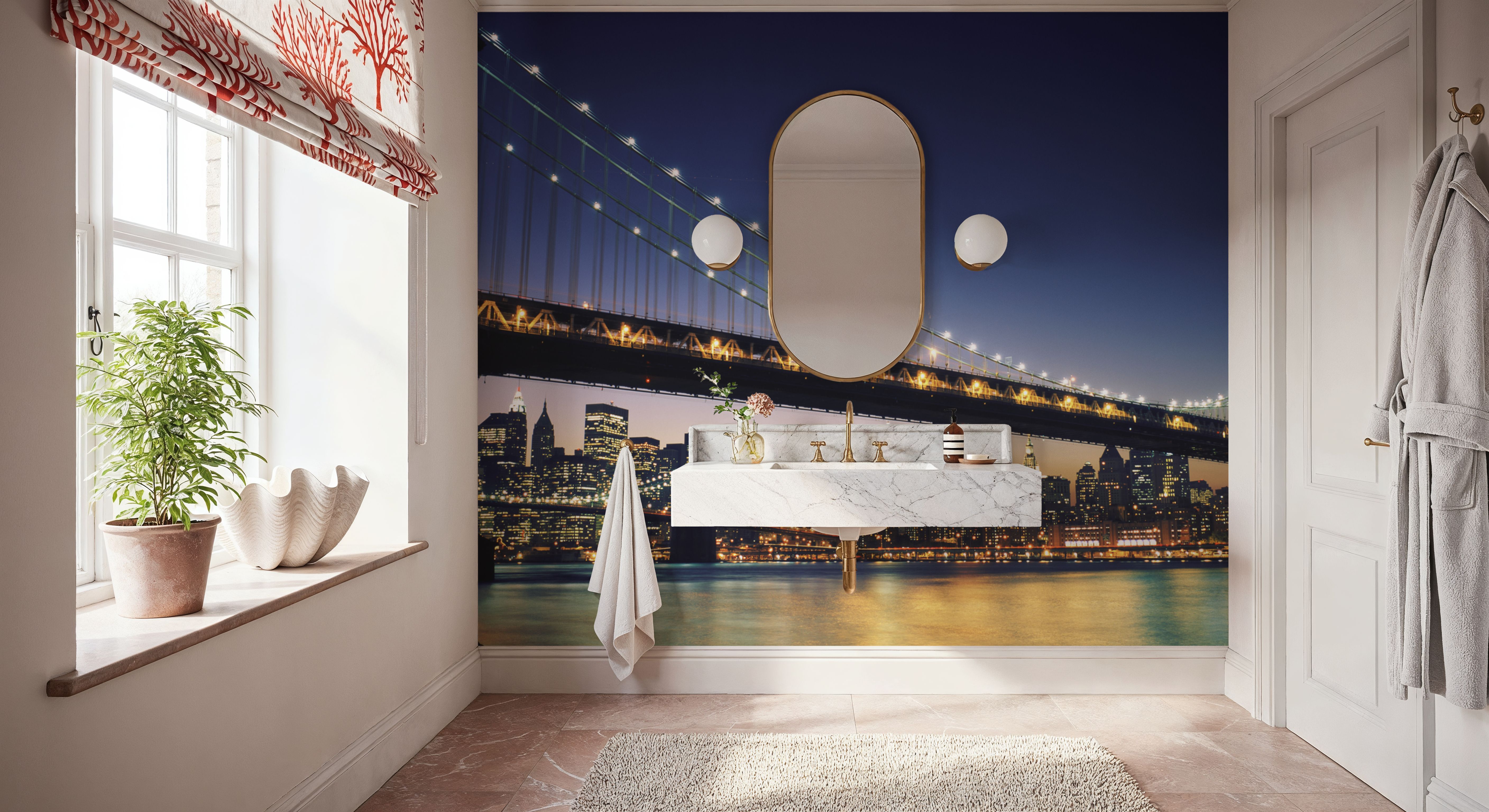 Illuminated Metropolis Bridge