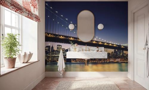 Illuminated Metropolis Bridge
