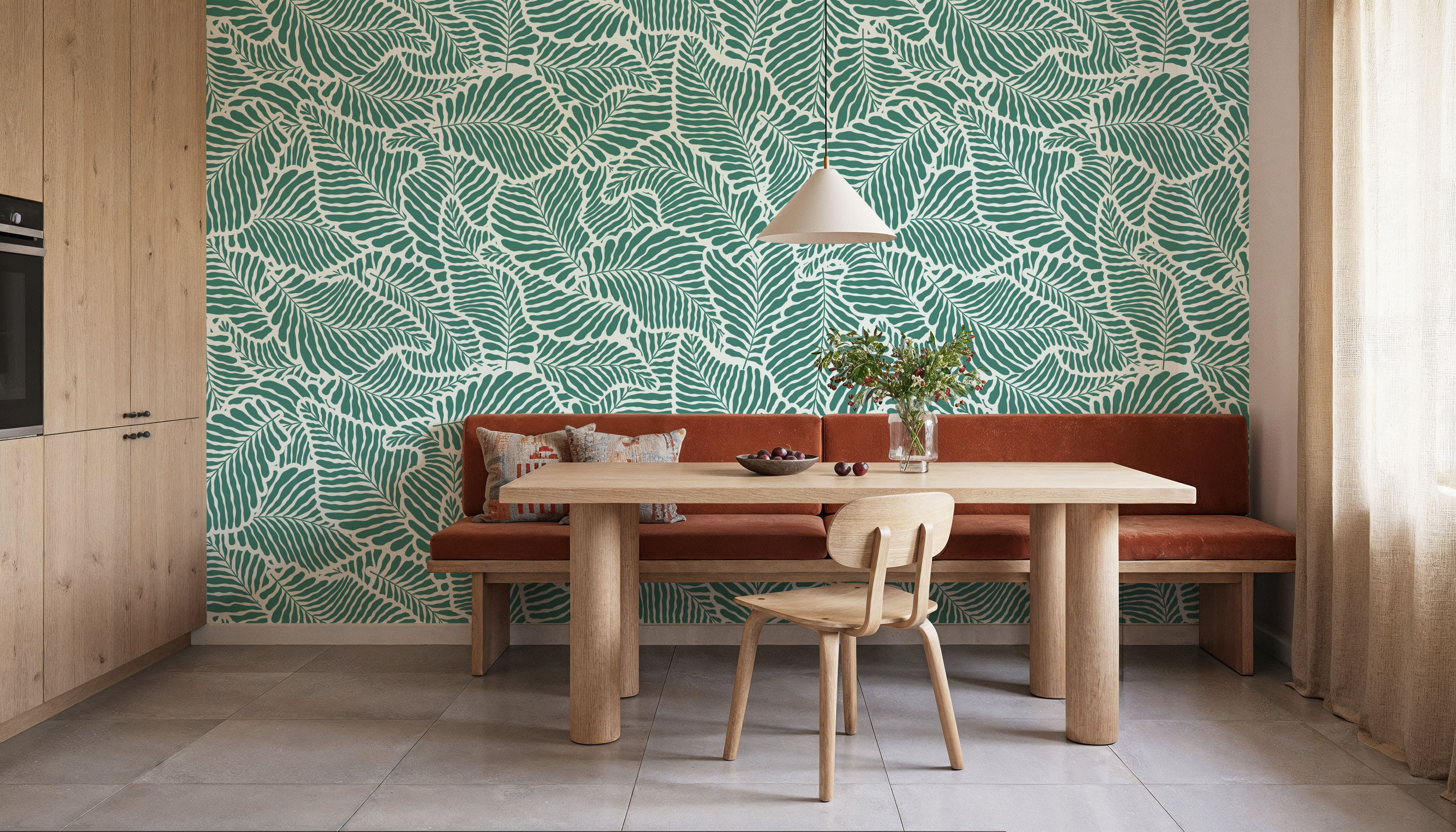 Fern Cut-Outs Pattern, Fresh Evergreen