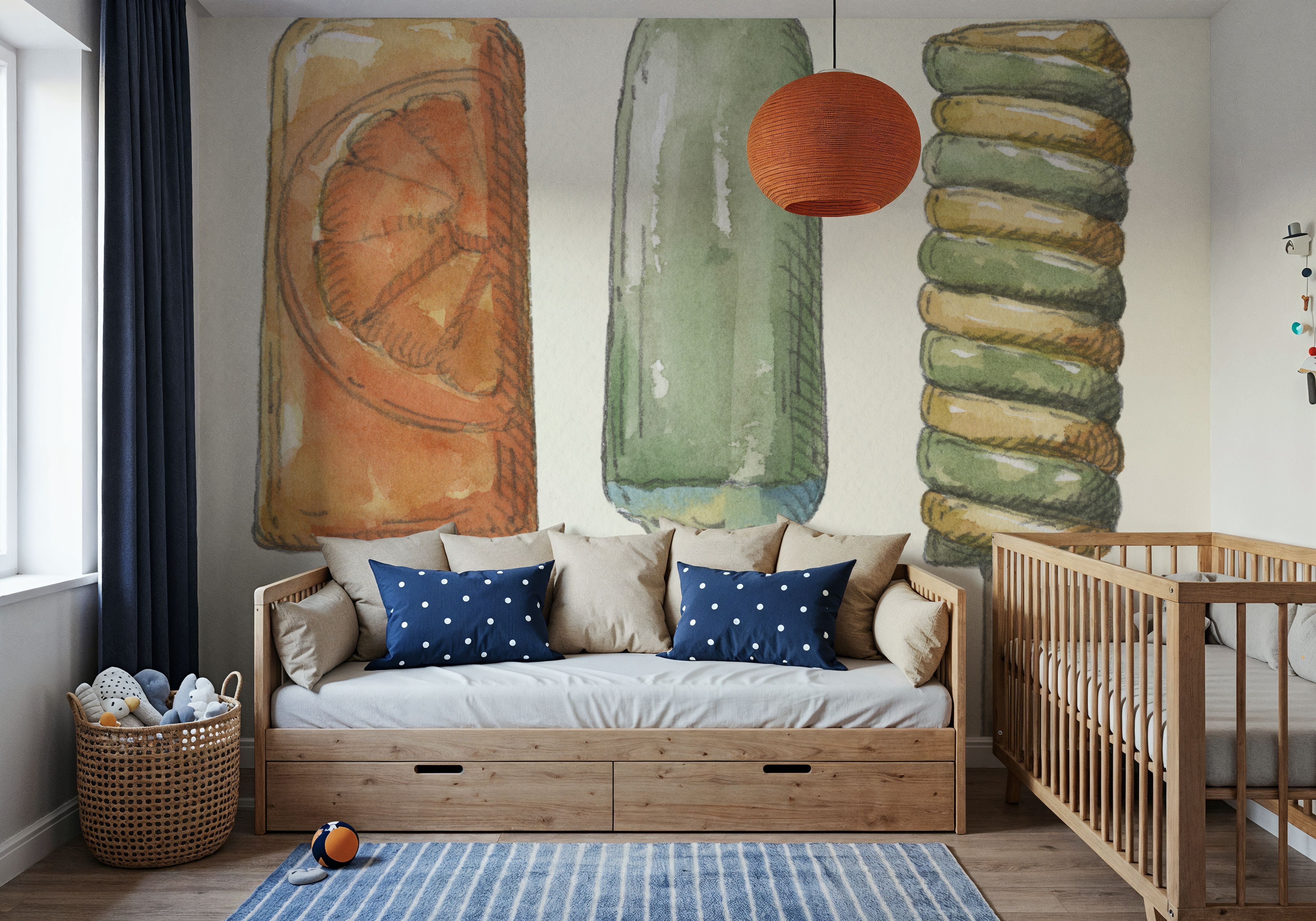 Vintage Summer VI, Papier peint