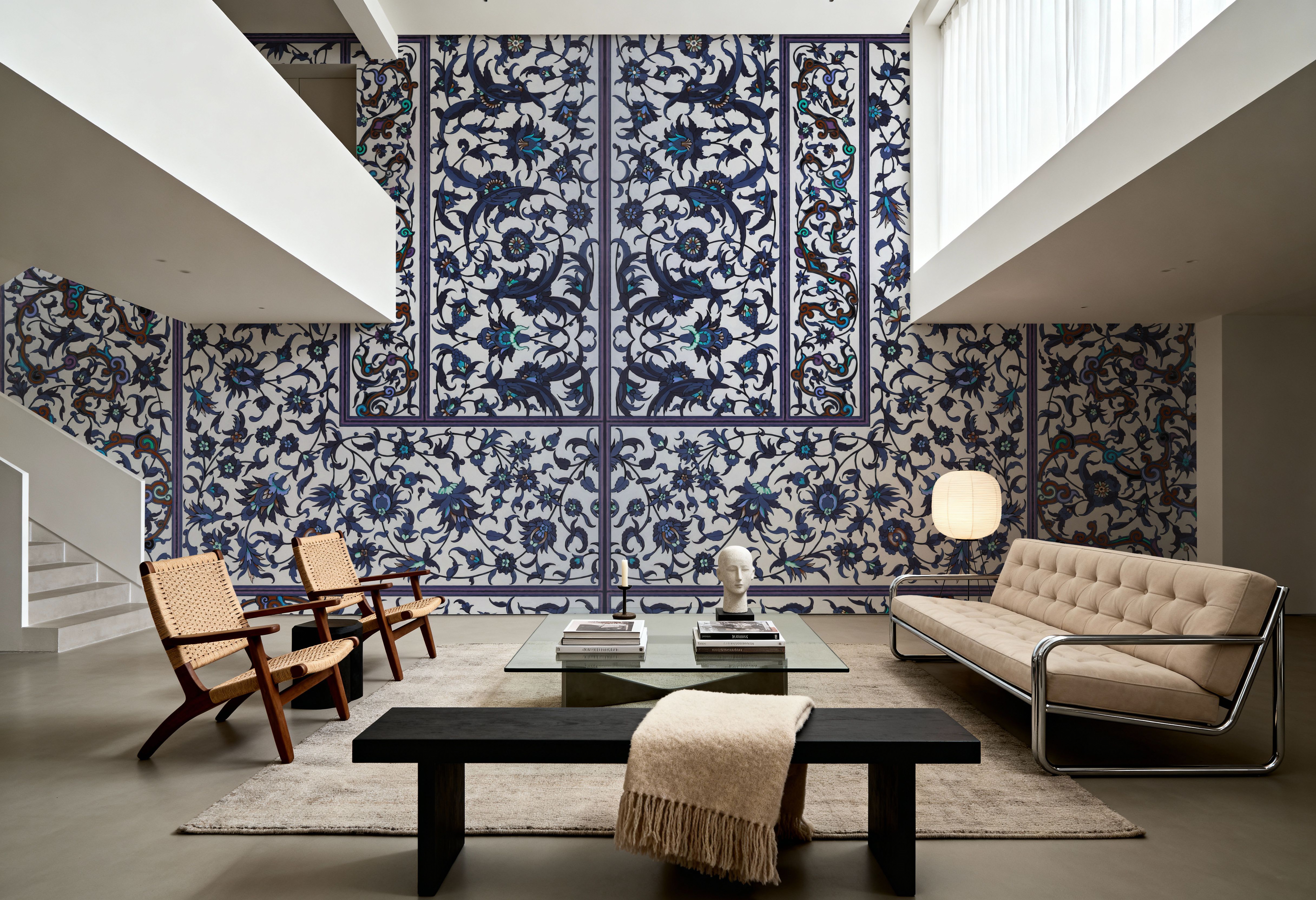 Indo Persian Mood, Purple, Wallpaper