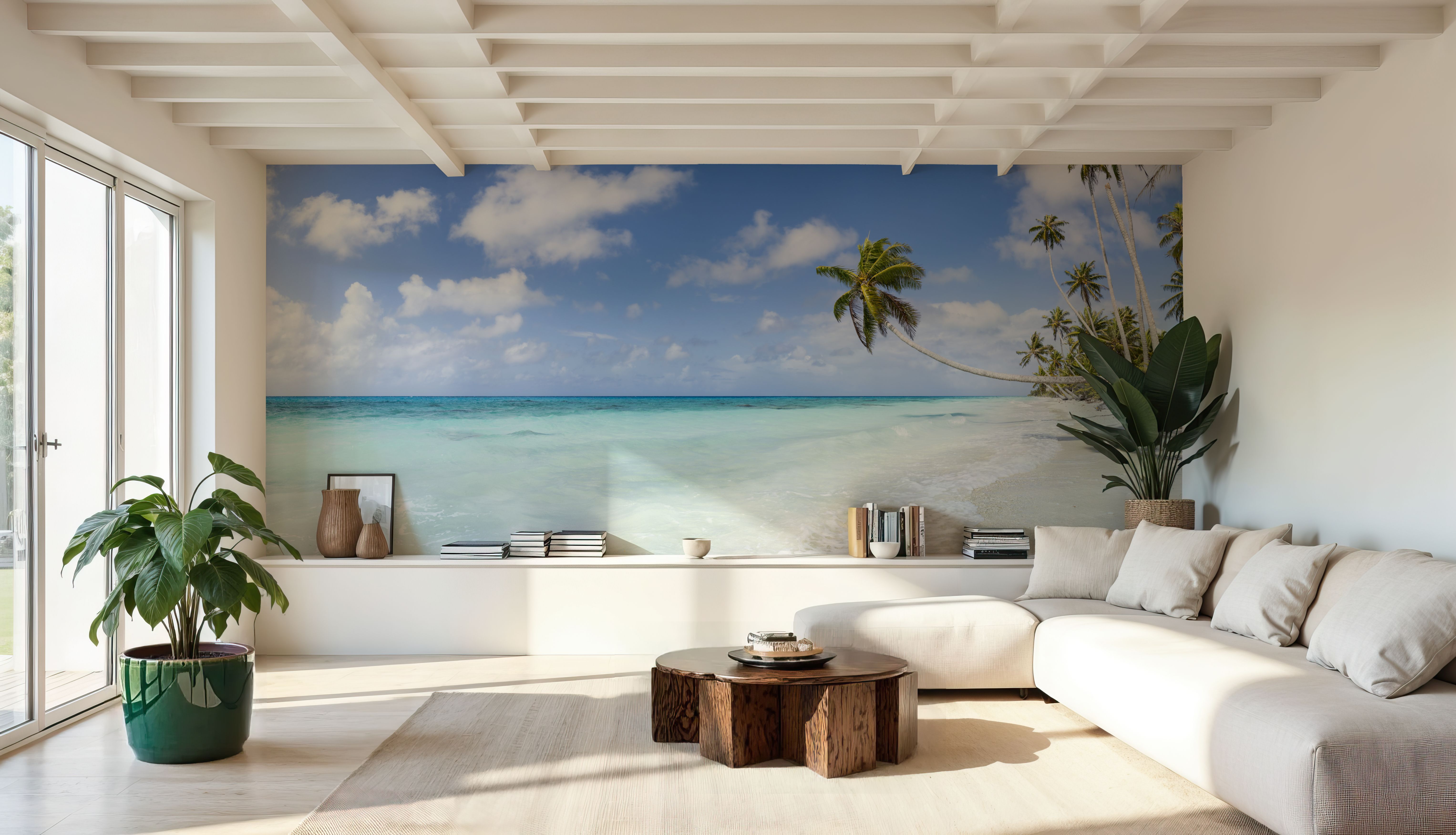 Atoll Beach, Papier peint