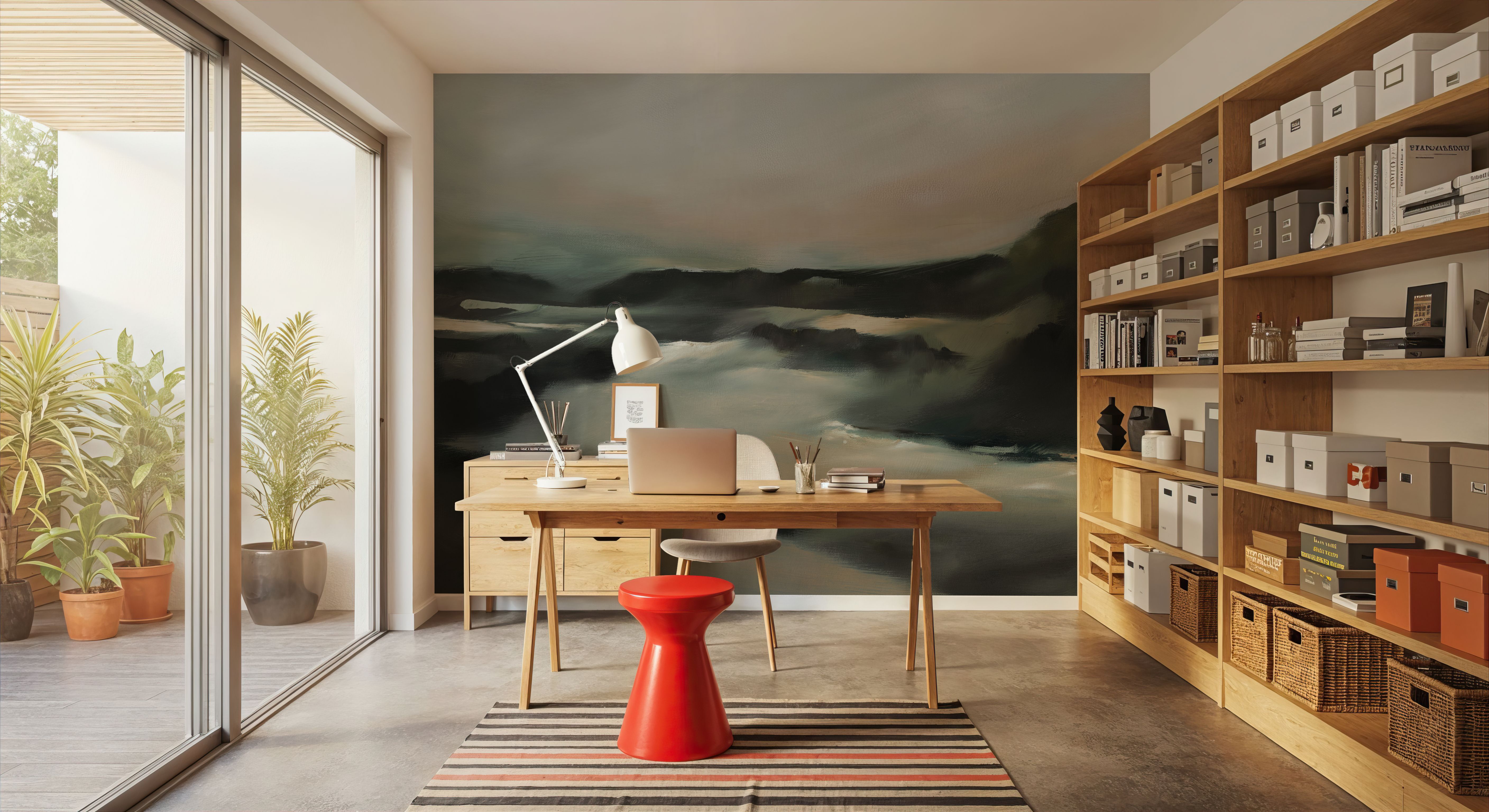 In the Gentle Hours, Tapeten