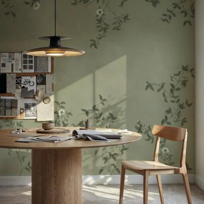 Rambling Rose, Ivory on Jade