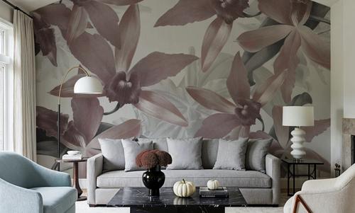 Big Orchids Sepia Light