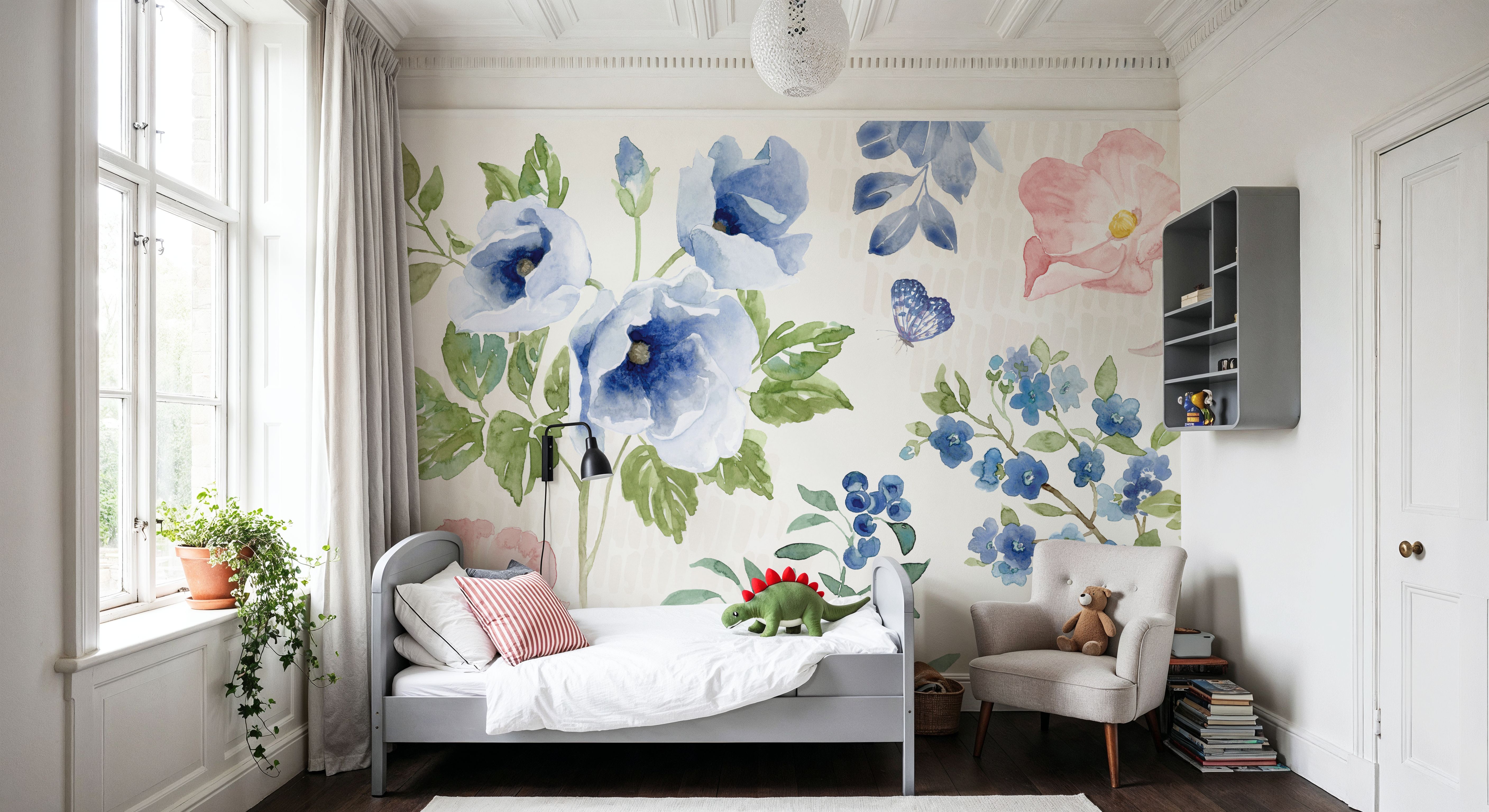 Indigo Petals, Wallpaper