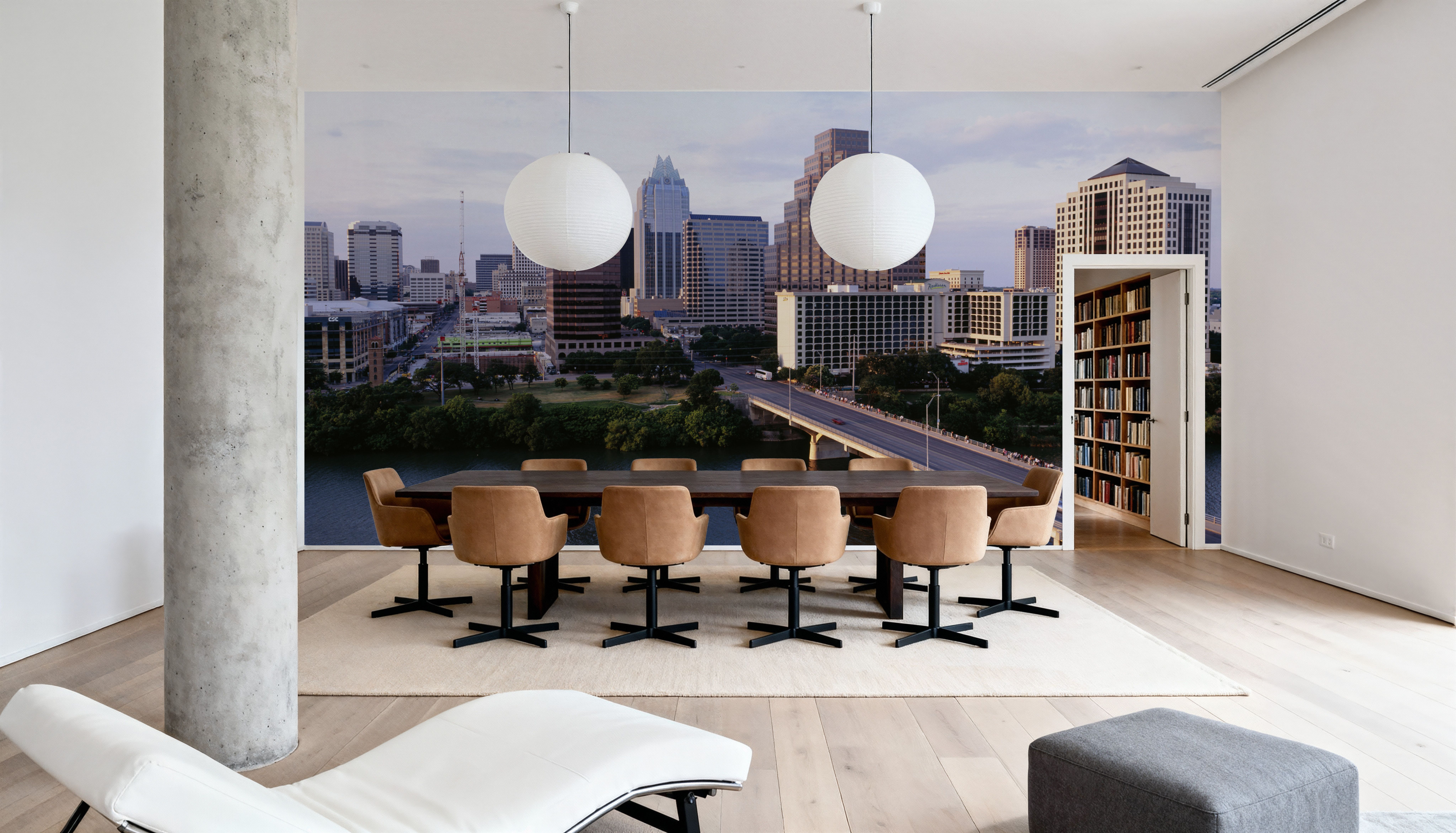 Riverside Metropolis, Wallpaper