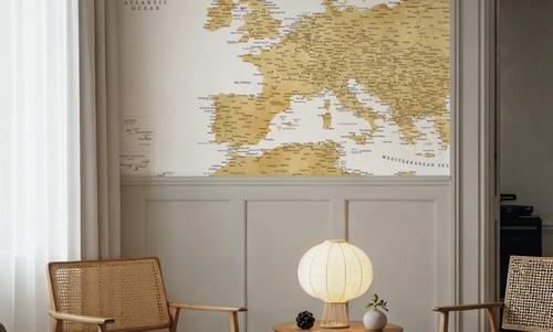 Europe Map Detailed - Rossie