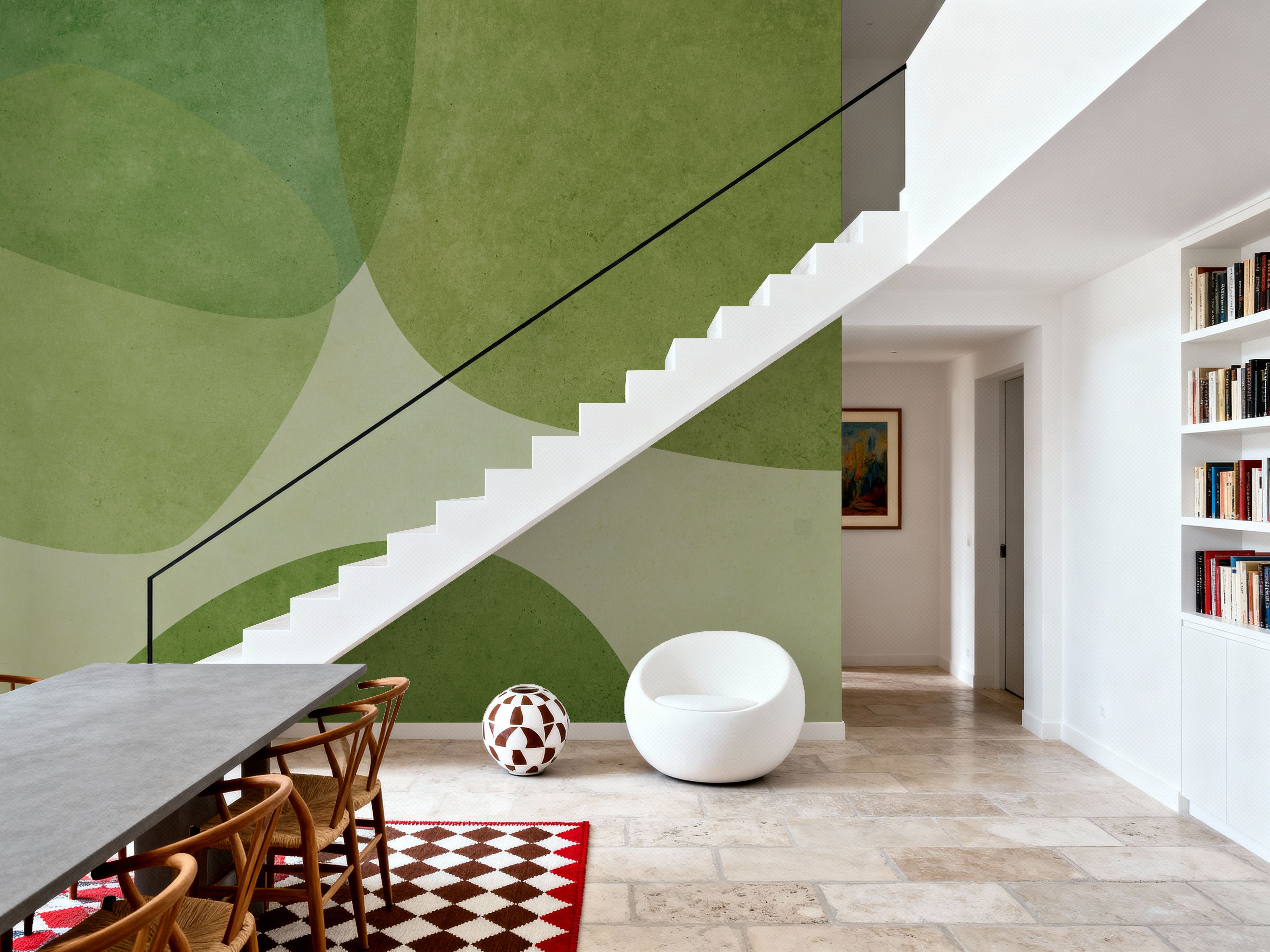 Embracing Shapes, Dill Green