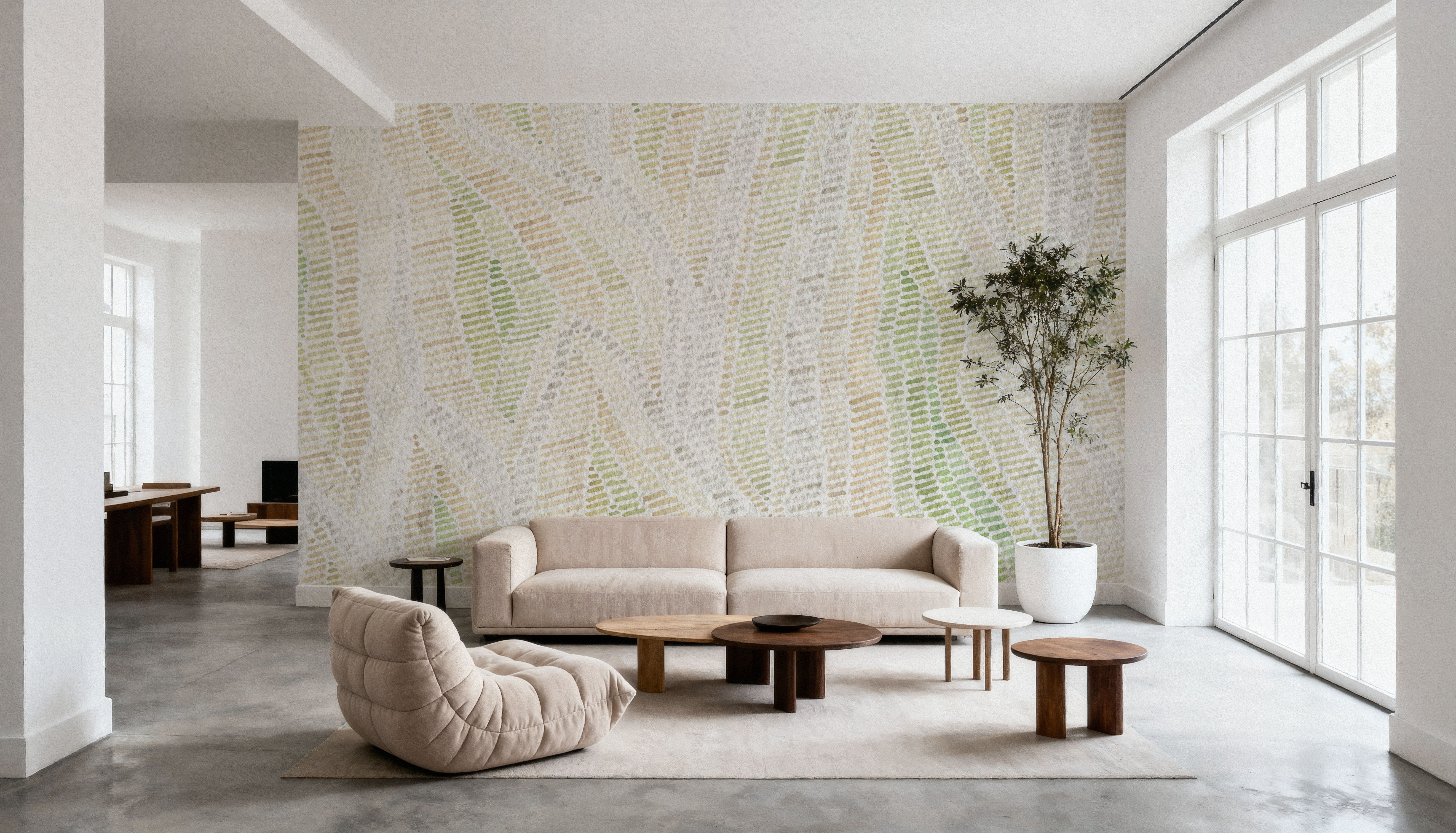 Light Green Study, Papel de parede