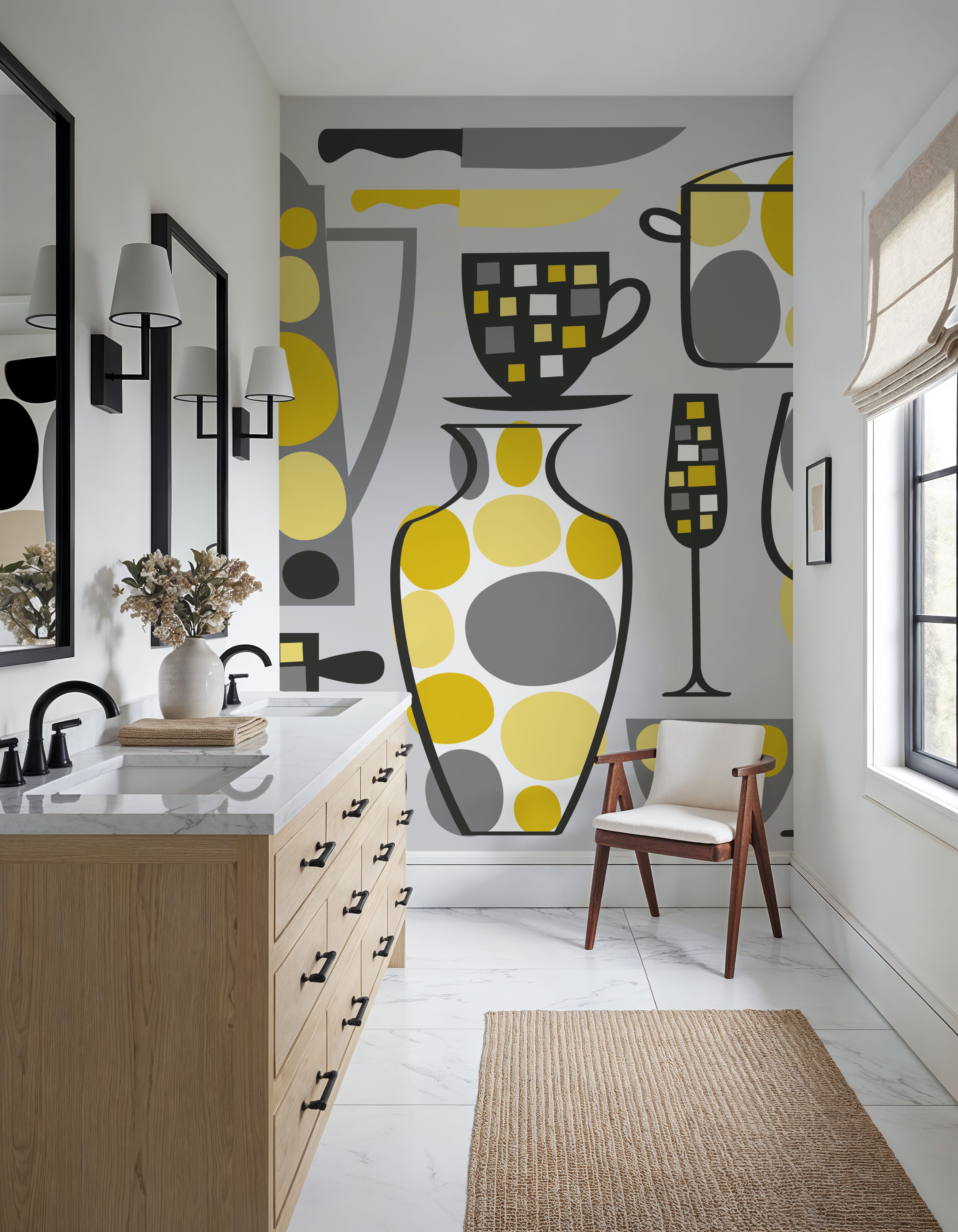 Retro Kitchen Marbles
