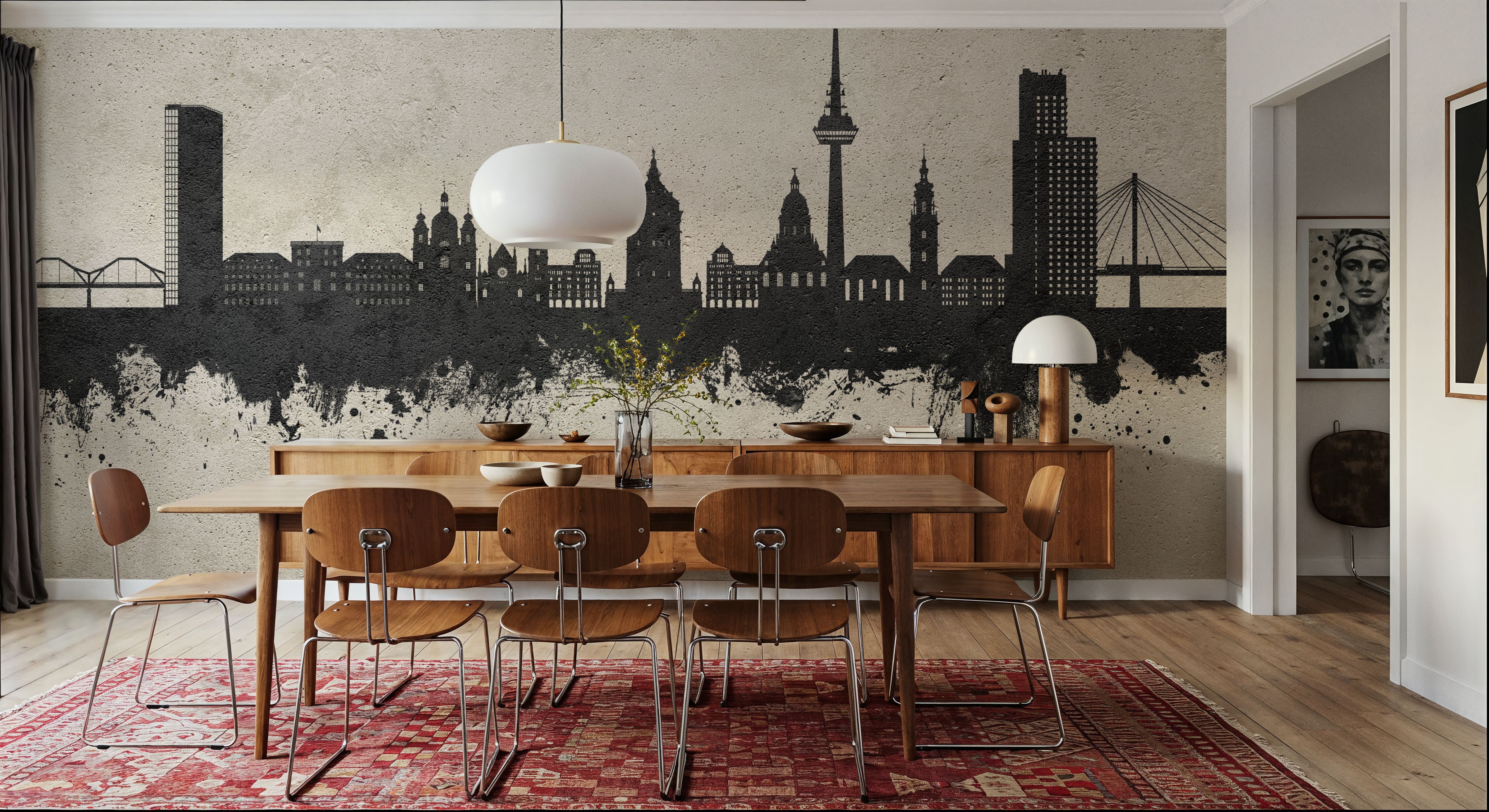 Mannheim Germany Skyline Concrete