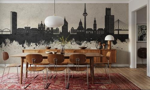 Mannheim Germany Skyline Concrete