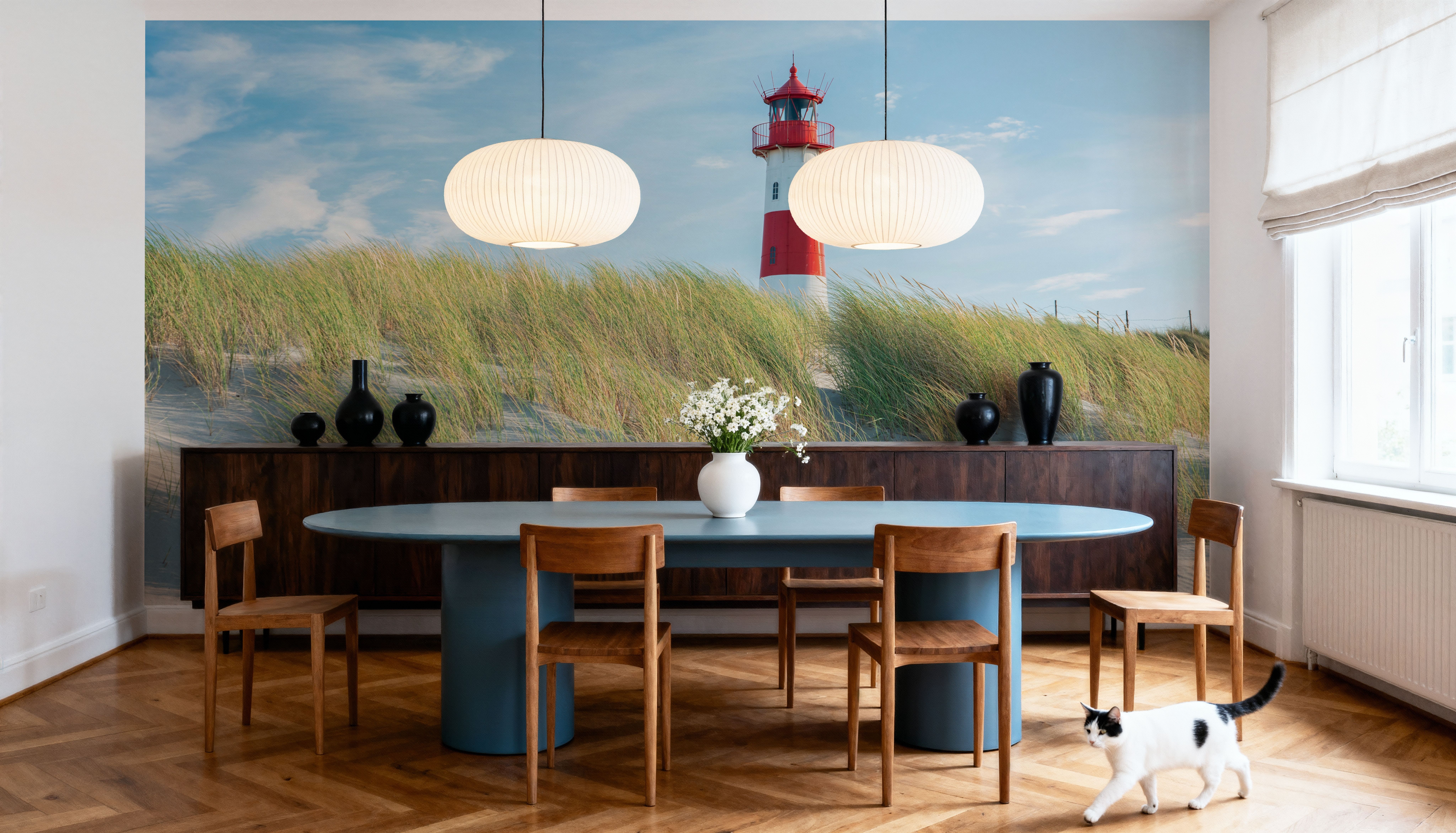 Beacon, Papier peint