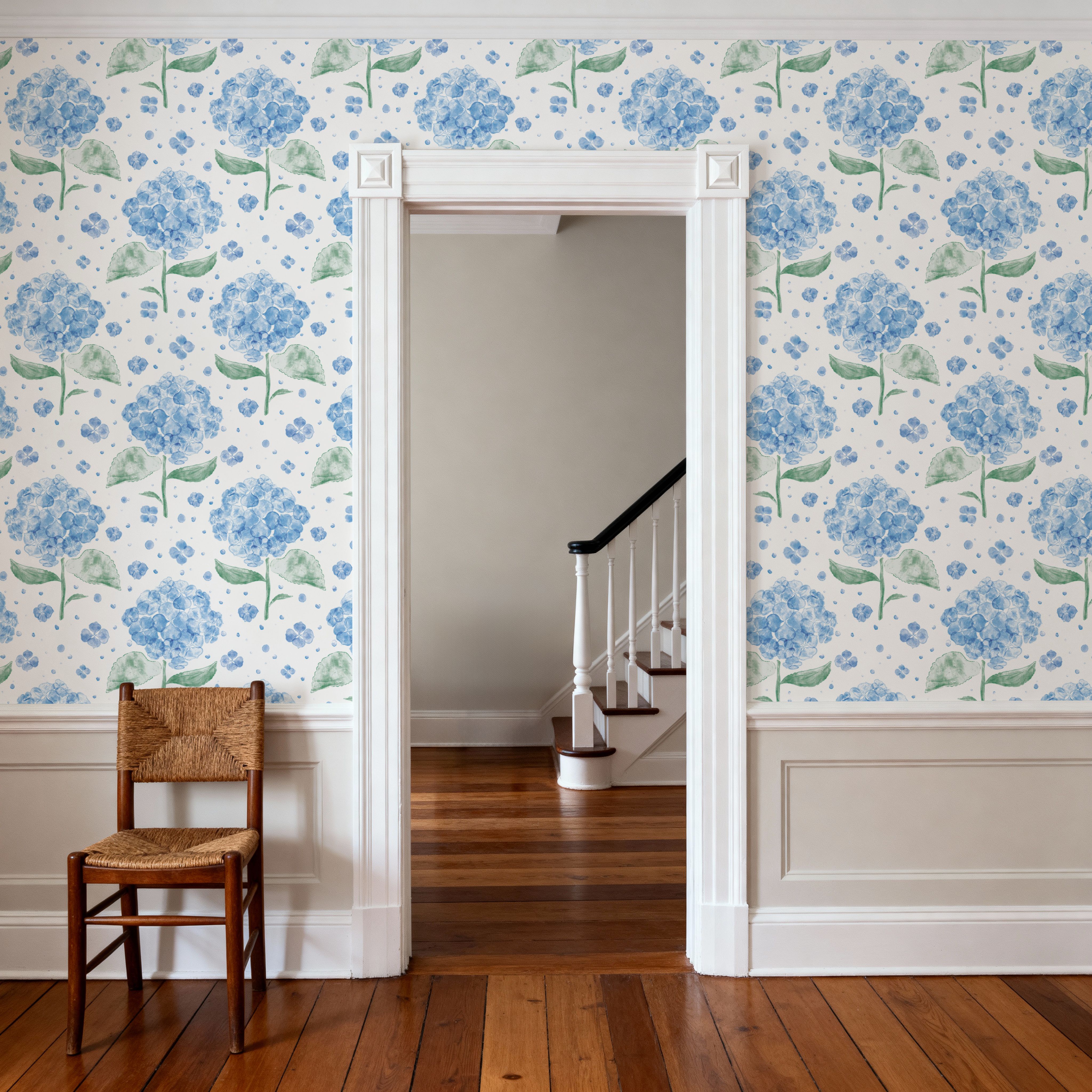 Hydrangea in The Air, Blue