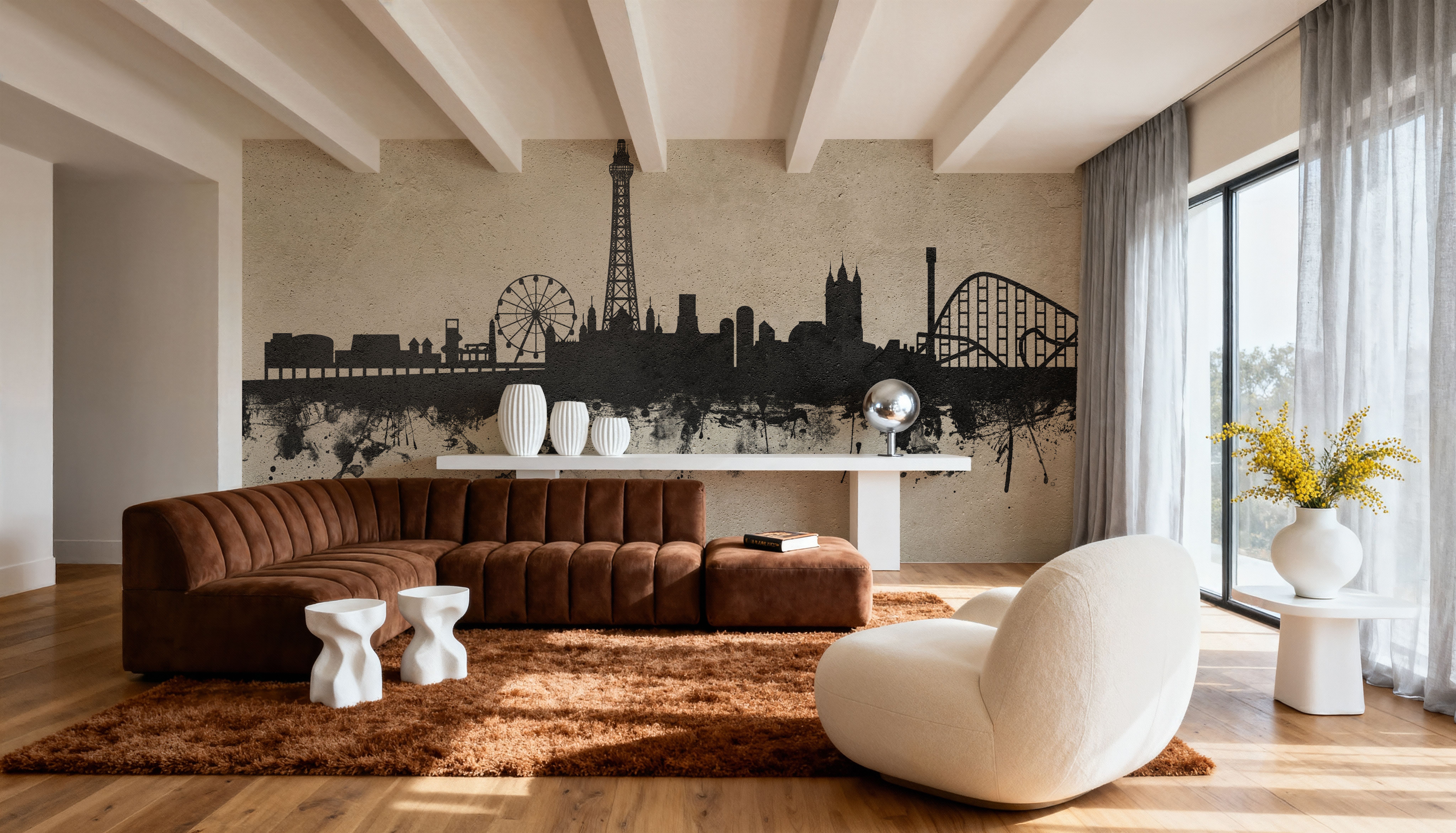 Blackpool England Skyline Concrete