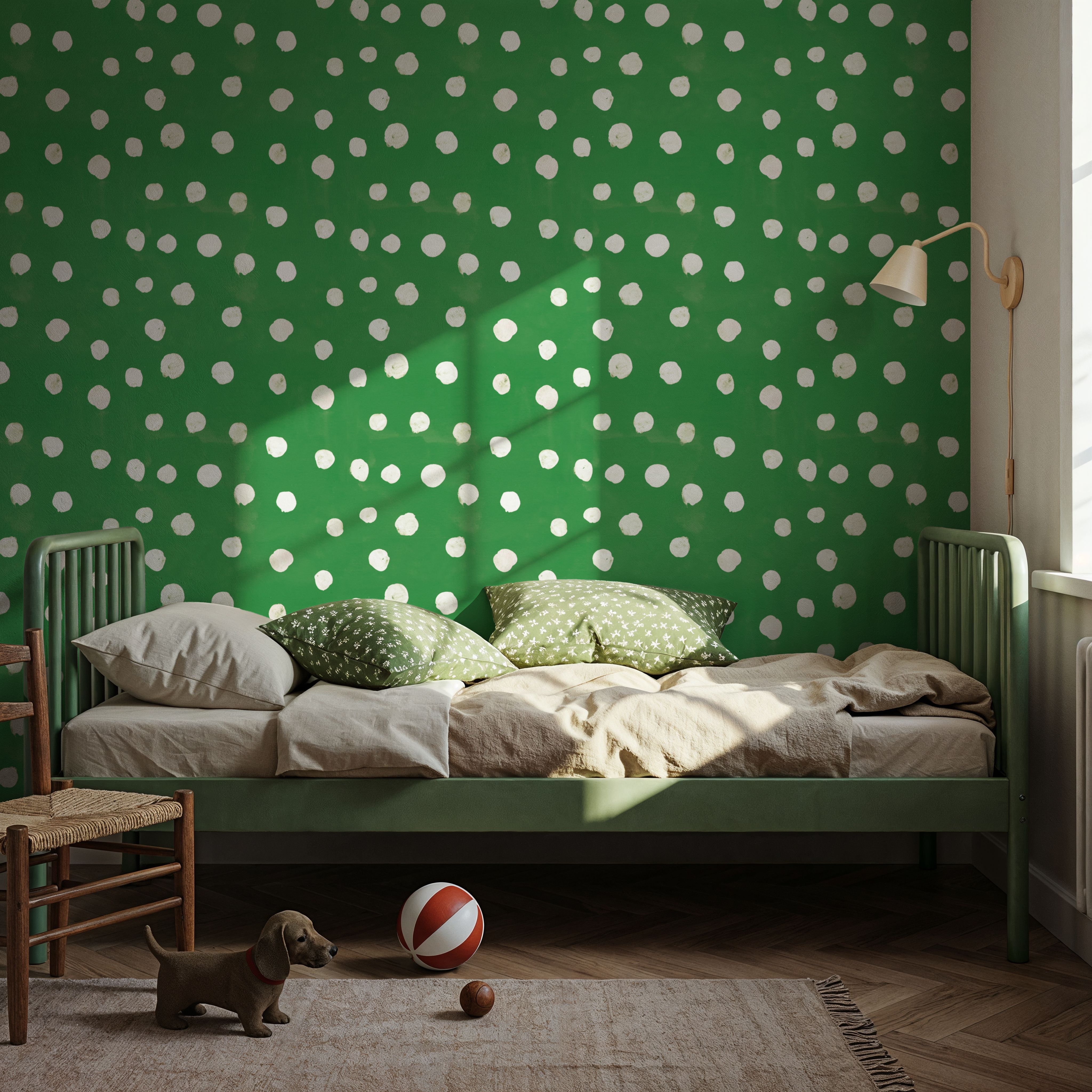 Mellow Dots Green