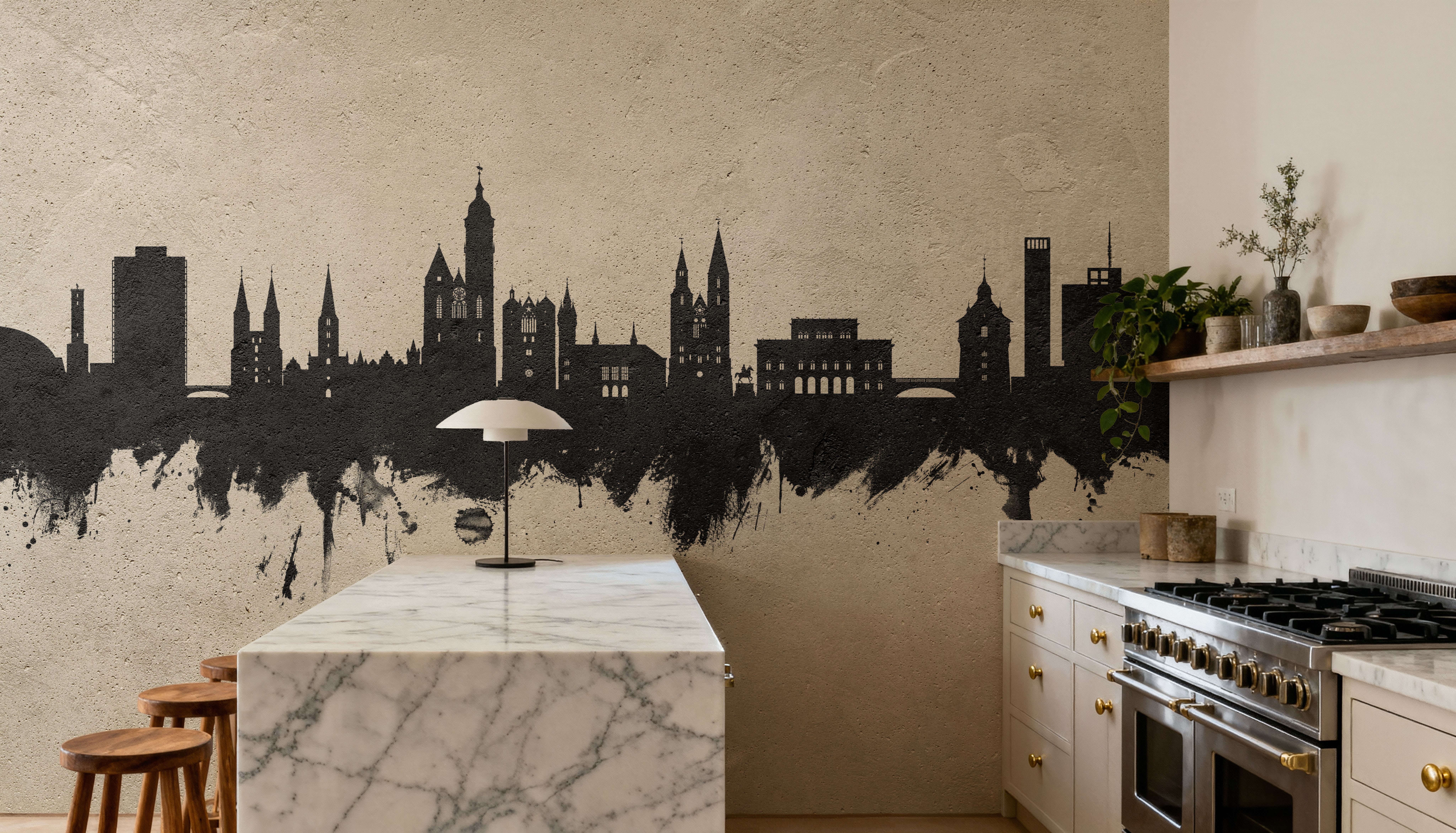 Braunschweig Germany Skyline Concrete