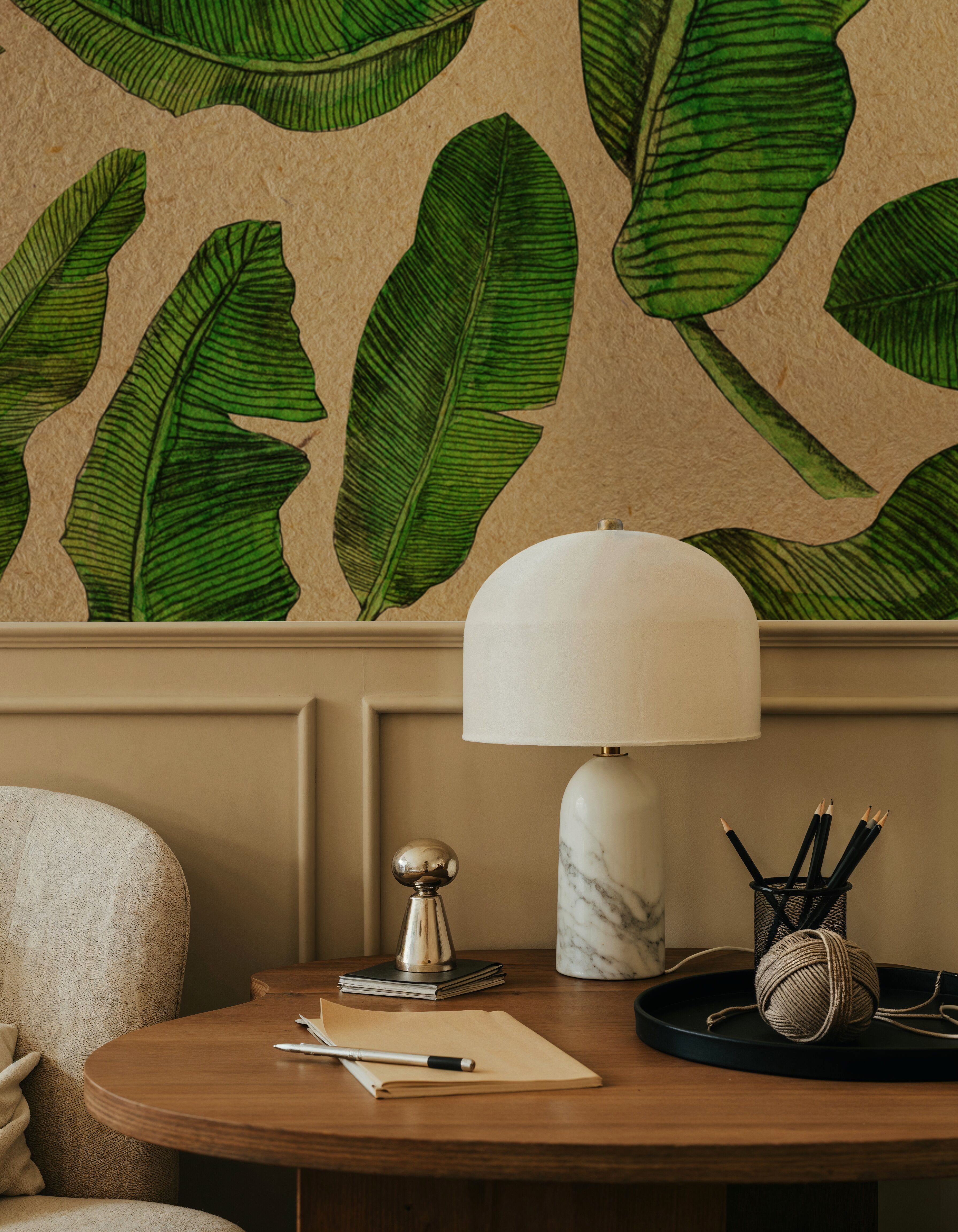 Scattered Banana Leaves