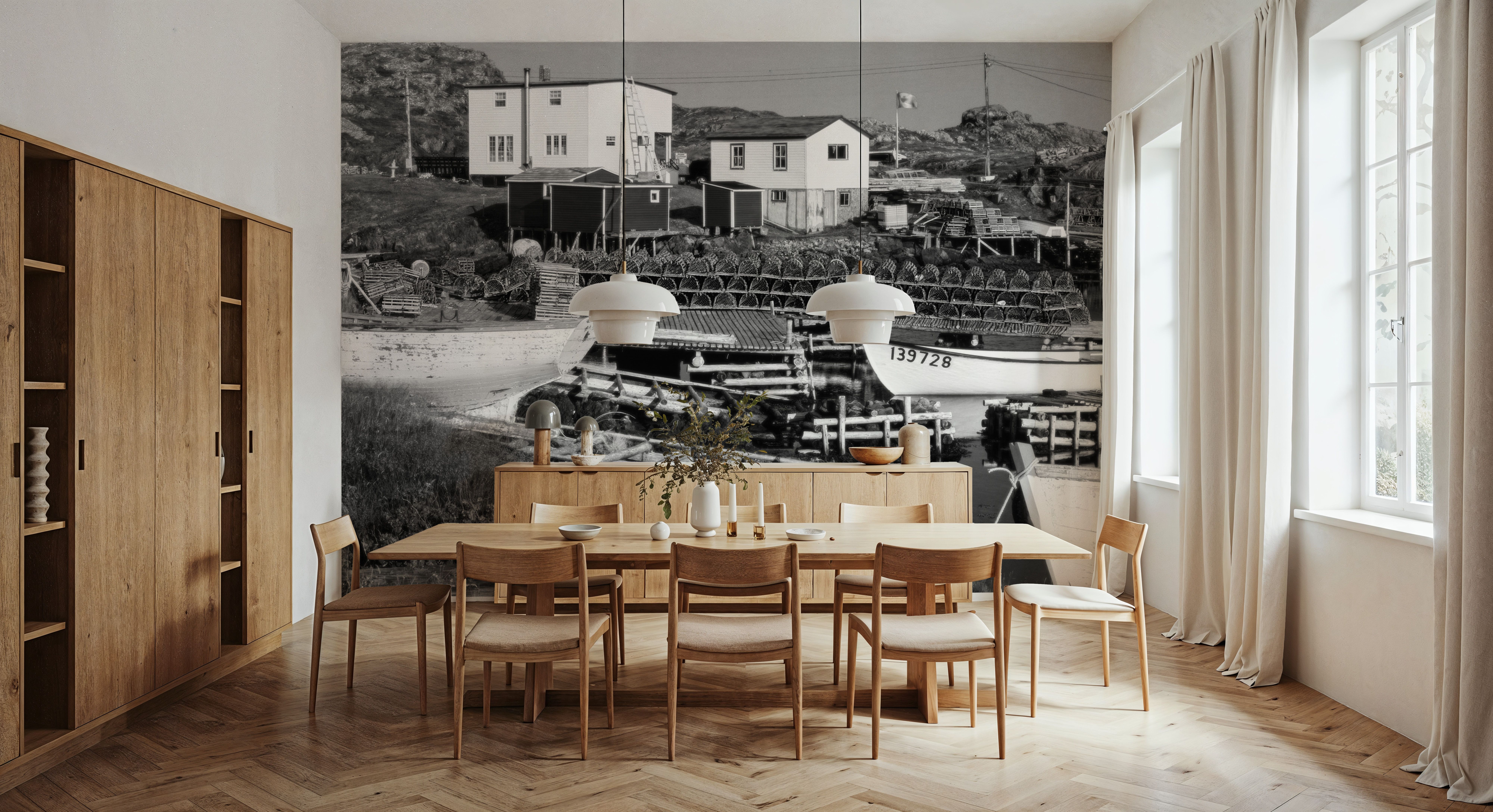 Newfoundland Harbour BW