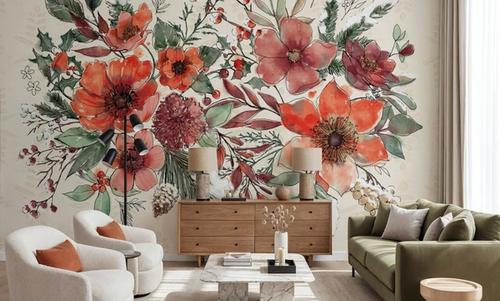 Festive Blooms I